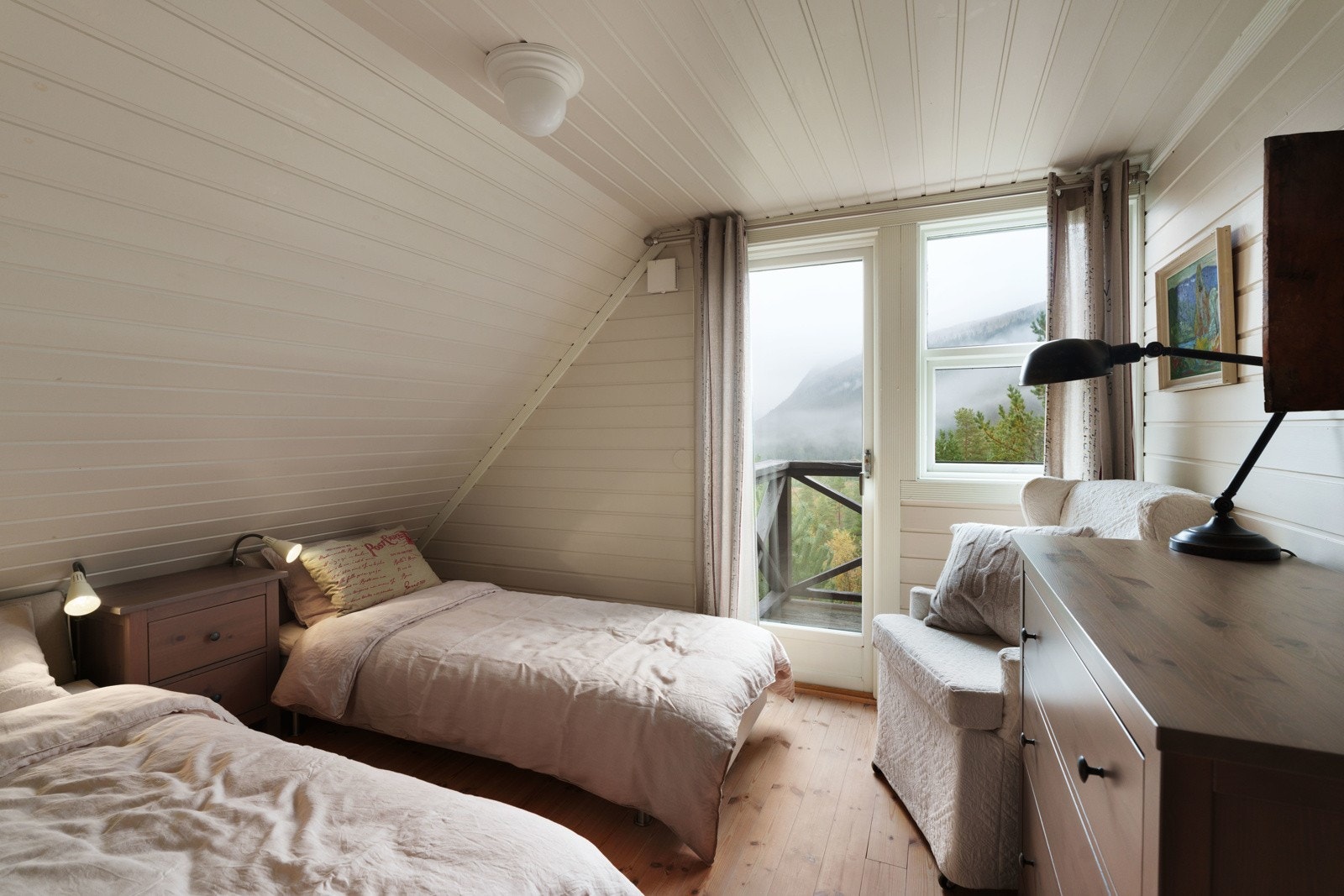 Koselig soverom i toppleiligheten Galleribilde