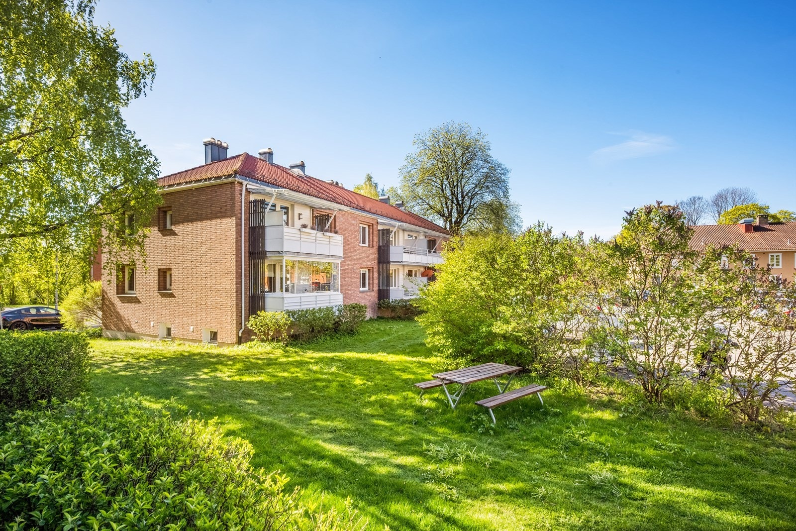 Her bor du i et tilbaketrukket område omringet av grøntarealer. Galleribilde