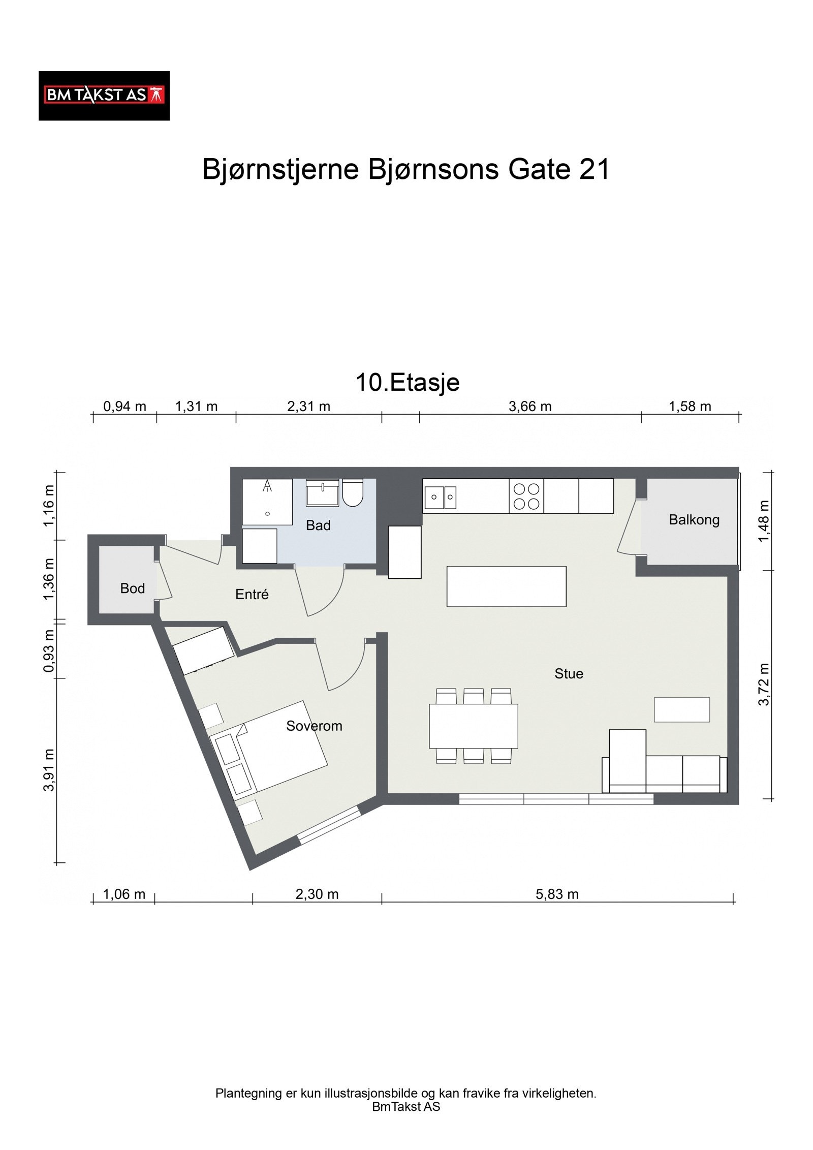 Plantegning Galleribilde