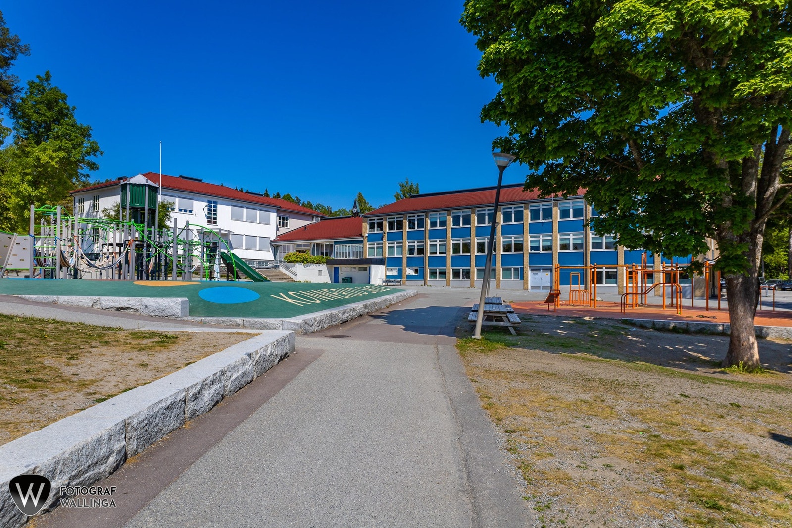 Konnerud skole i umiddelbar nærhet Galleribilde