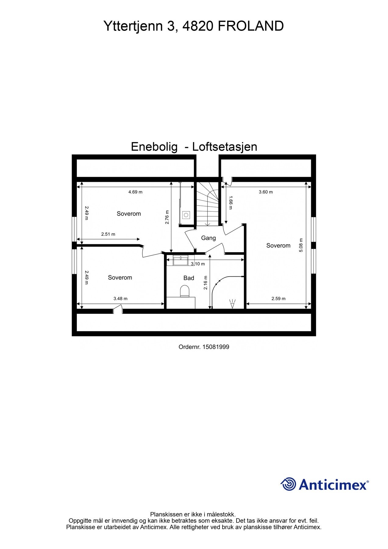 Plantegning 2.etg. Galleribilde