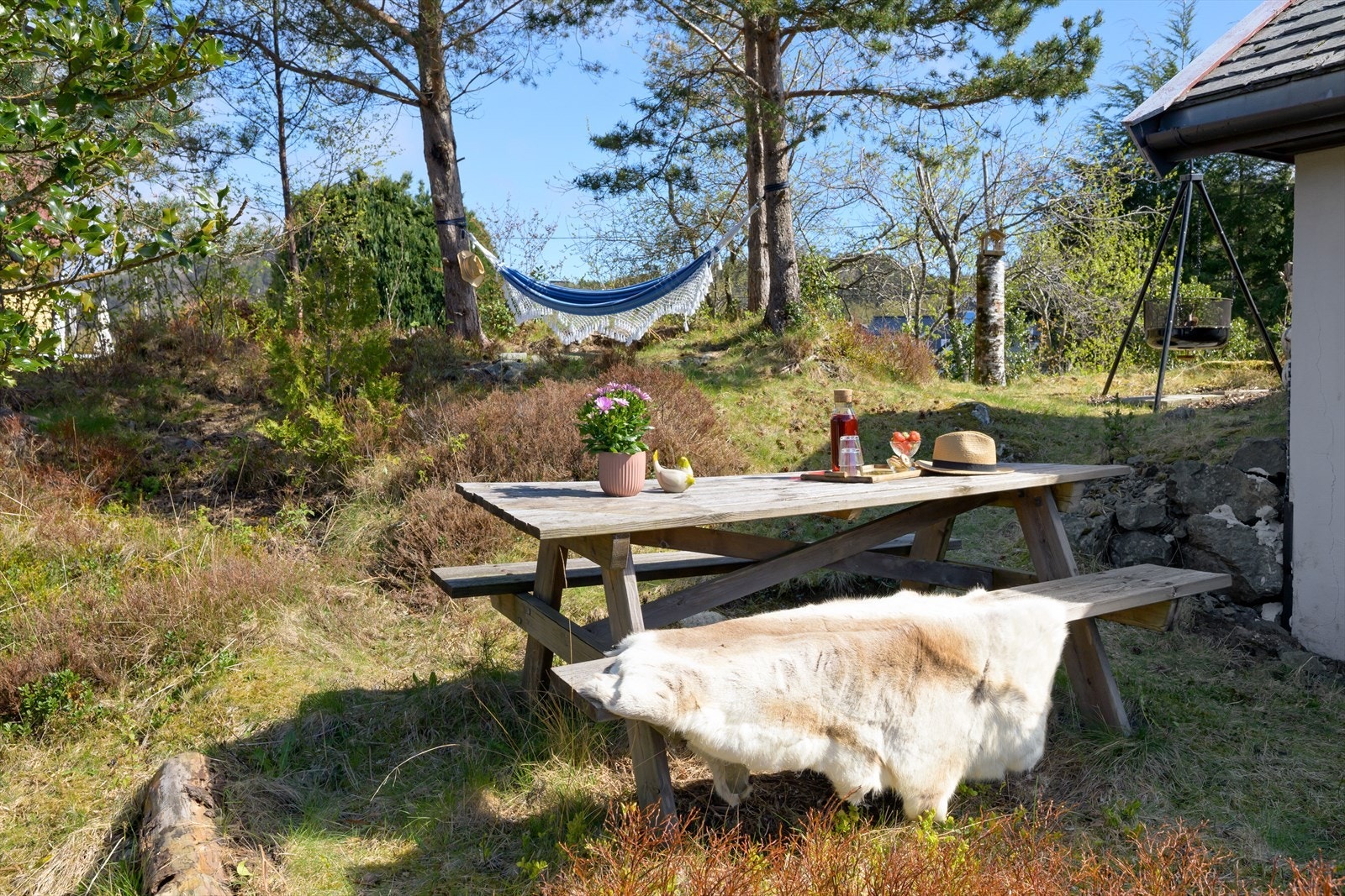 Fint område med naturtomt nord på eiendommen Galleribilde