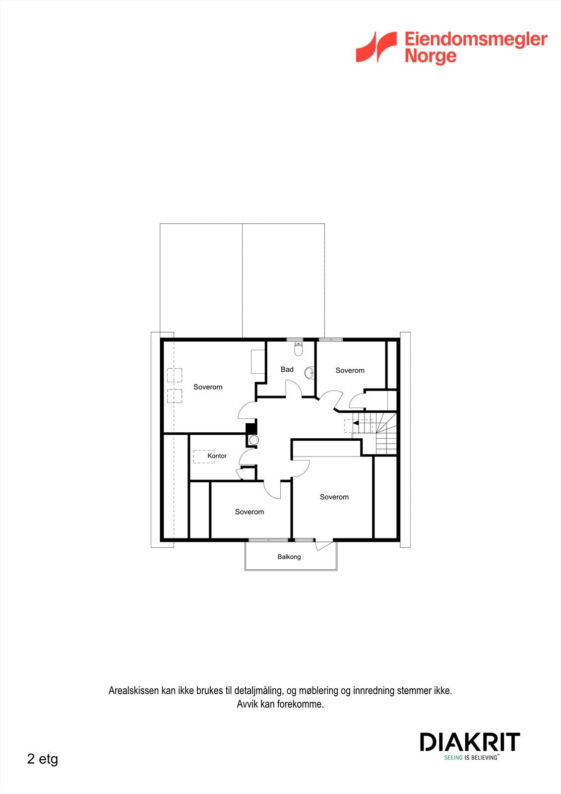 Plantegning 2. etg. Galleribilde