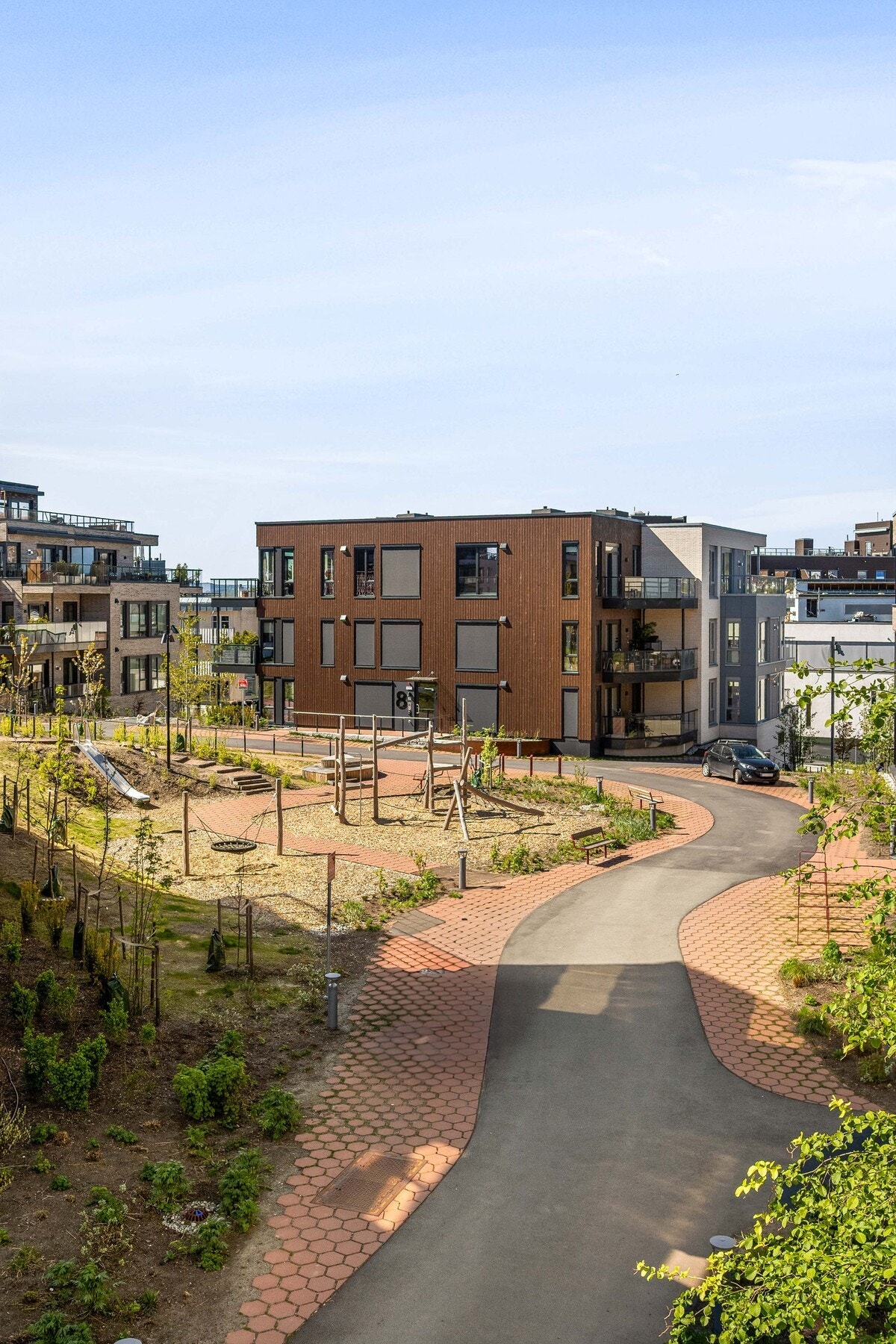 Hyggelig lekeplass for de minste. Galleribilde