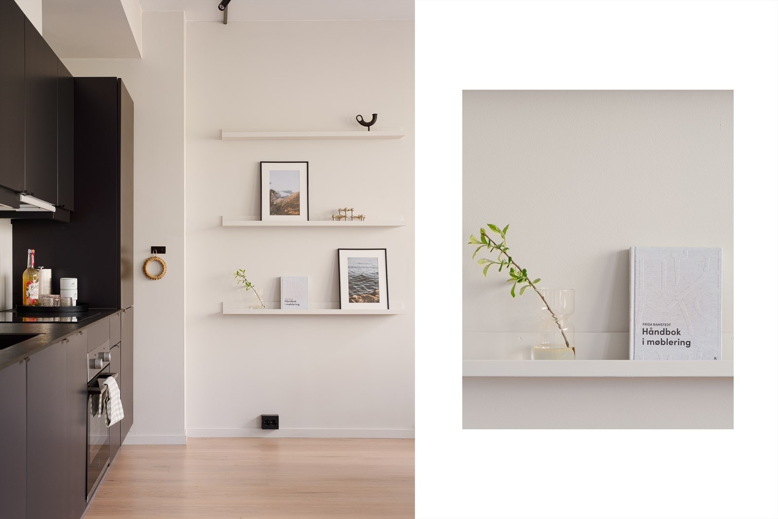 Kjøkkenet er godt utstyrt med integrert platetopp, stekeovn, oppvaskmaskin og kjøle-/fryseskap, samt ventilator tilkoblet kanal- og ventilasjonsanlegg. Galleribilde