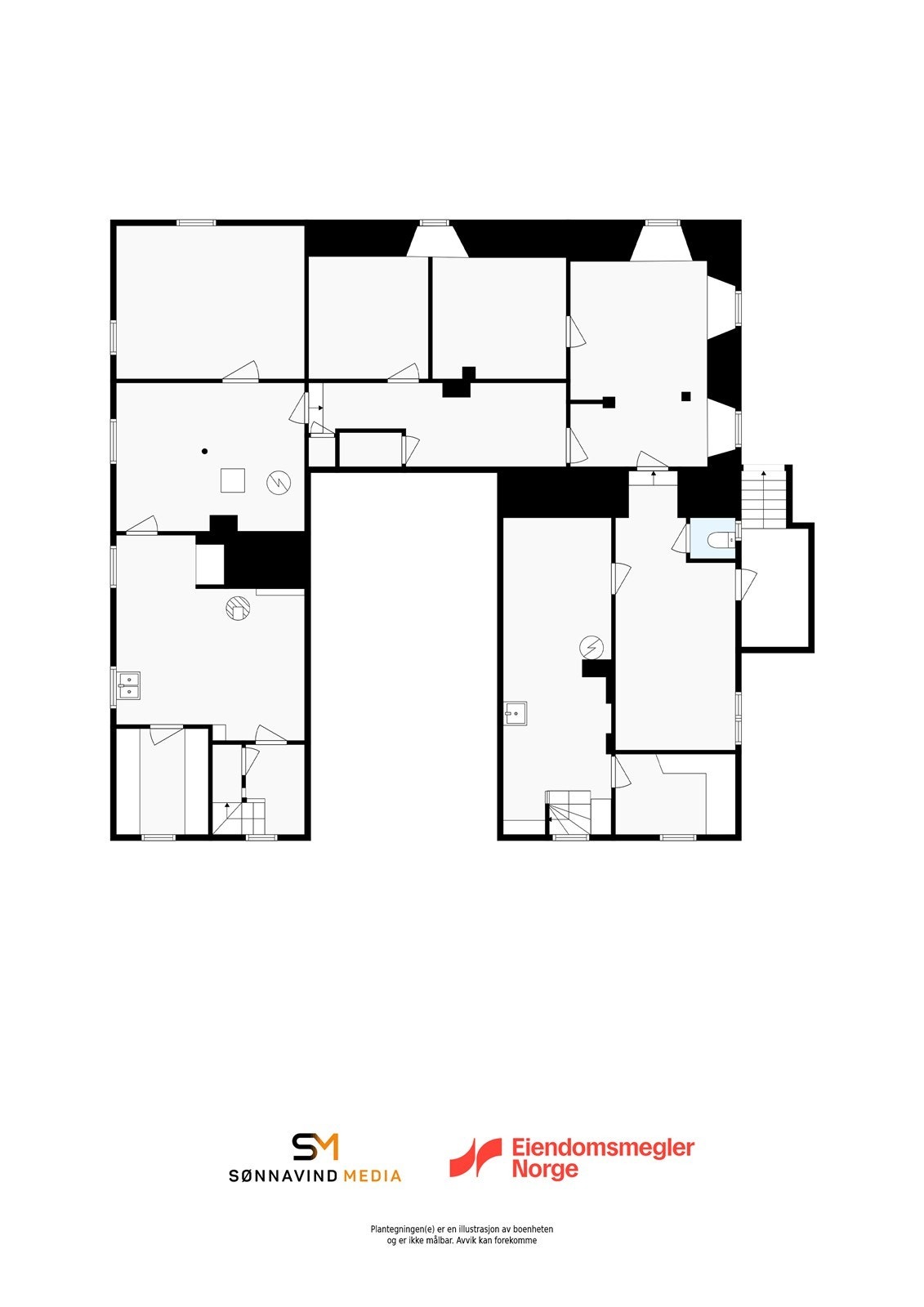 Plantegning kjeller Galleribilde
