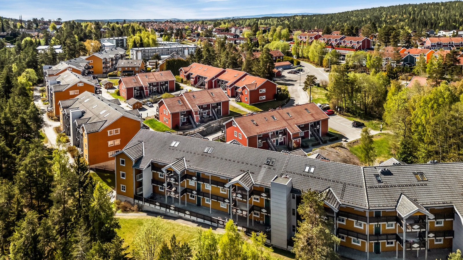 Området er grønt og frodig. Galleribilde