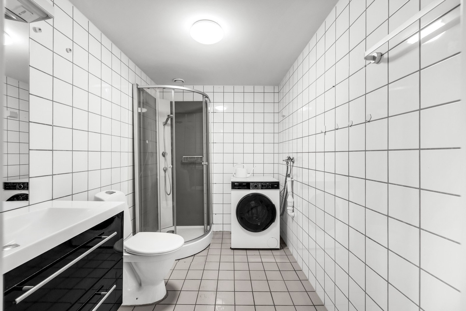 Badet er funksjonelt, men modent for oppgradering. Galleribilde