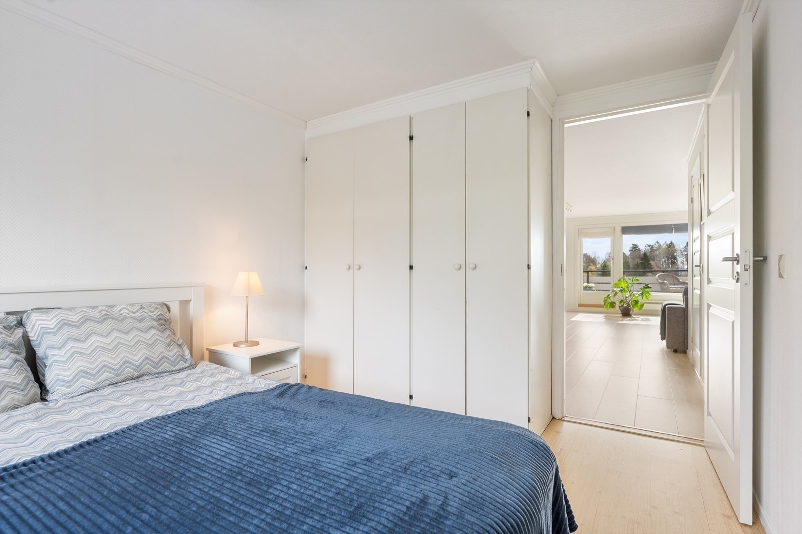 Alle soverom i boligen har friskluftventiler som bidrar til god ventilasjon. Galleribilde