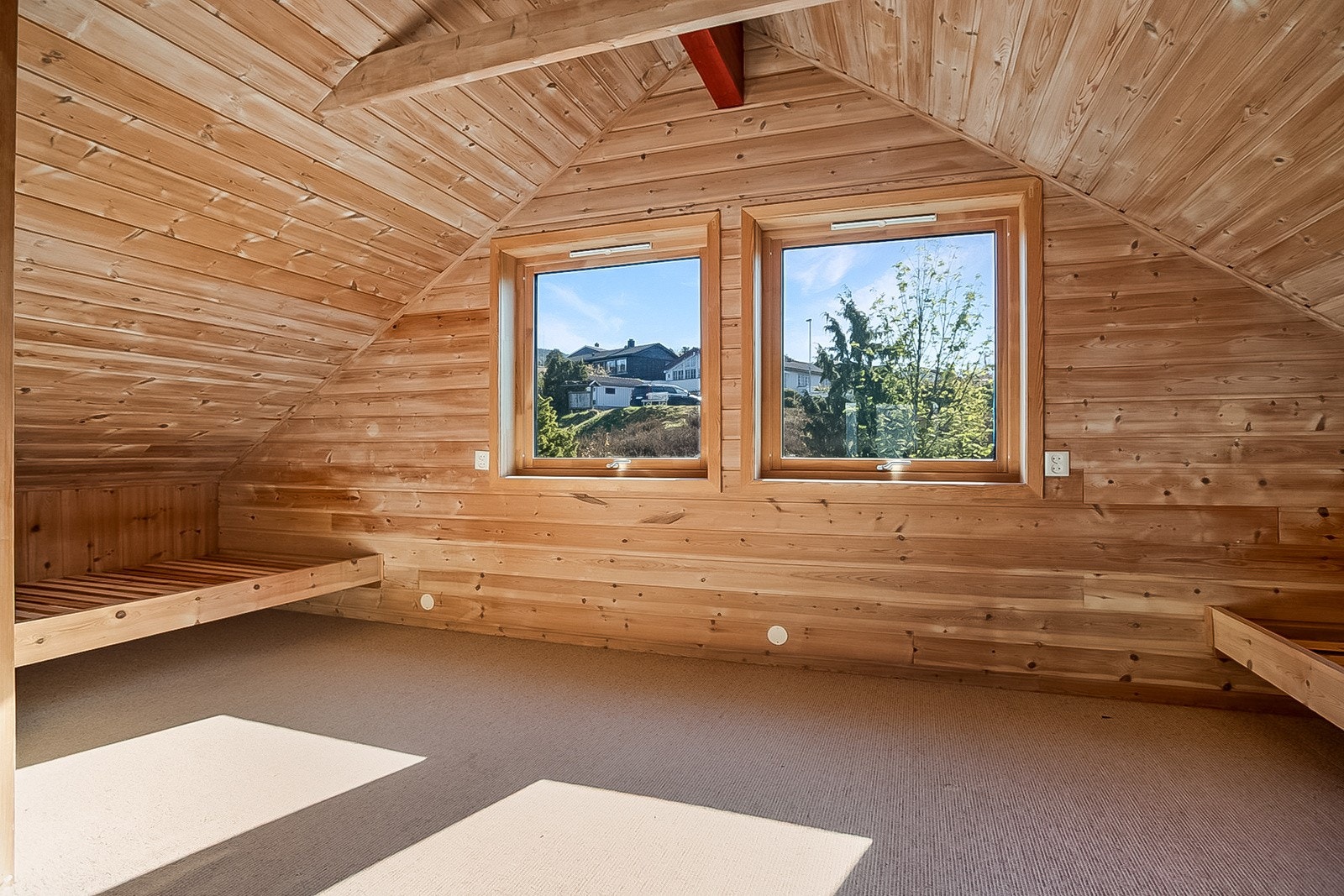 Soverom på loft Galleribilde