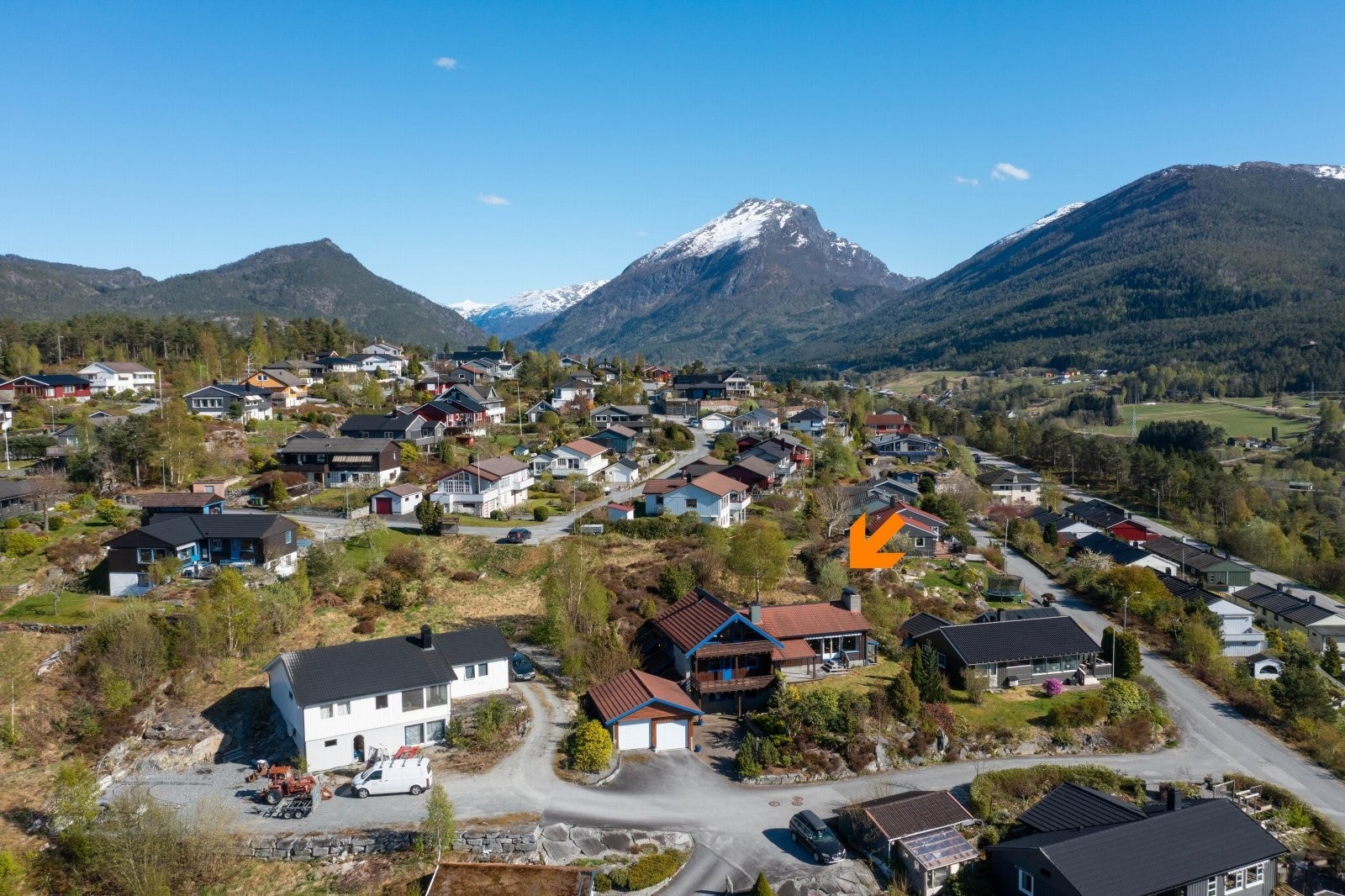 Dronebilde Galleribilde