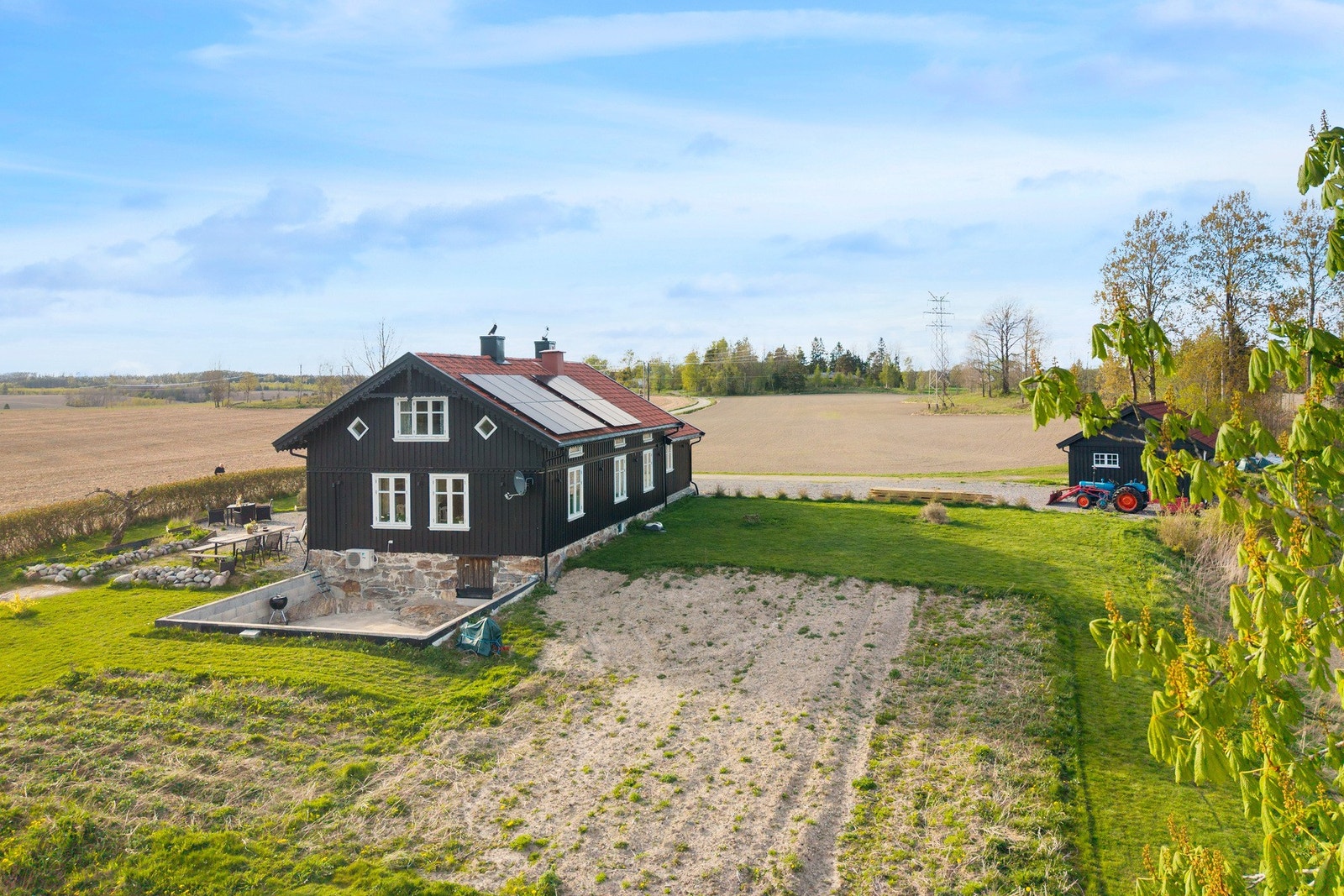 Gode forhold på tomten for dyrking av potet mm. Galleribilde