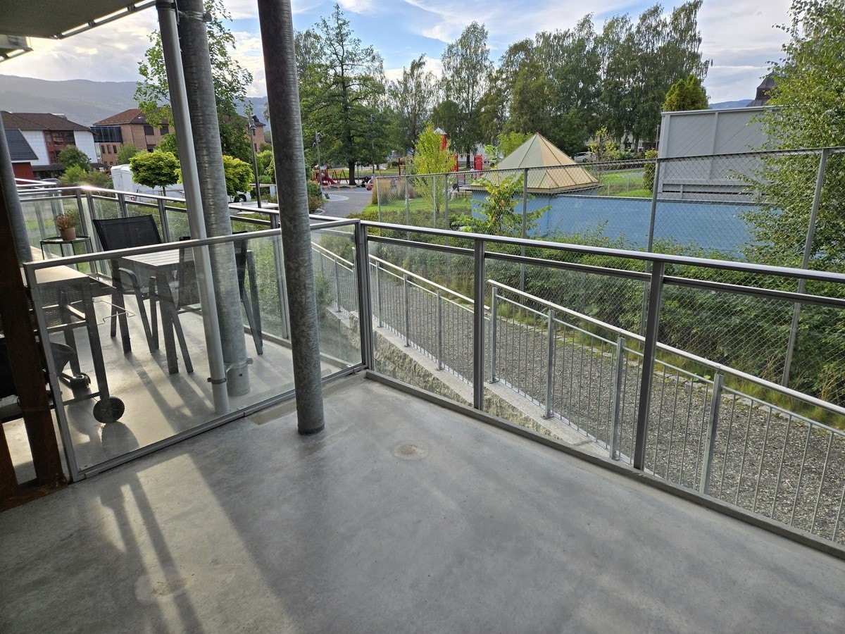 Terrasse med utsikt mot Nordre Park Galleribilde