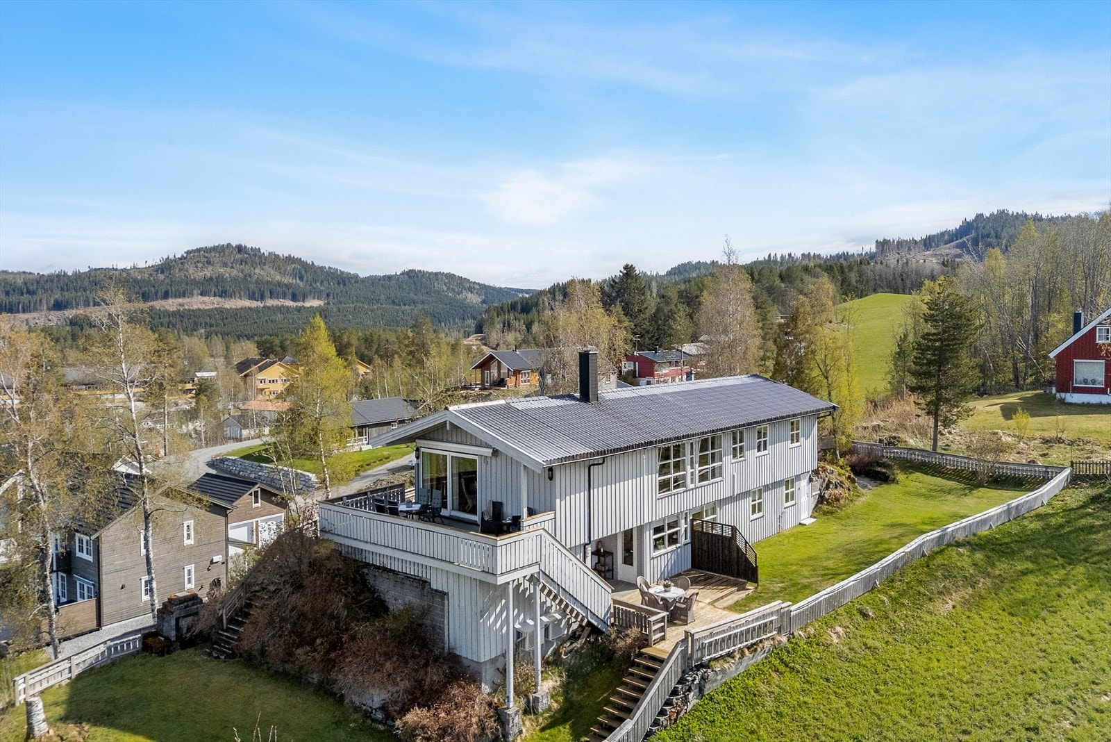 Dronefoto Galleribilde
