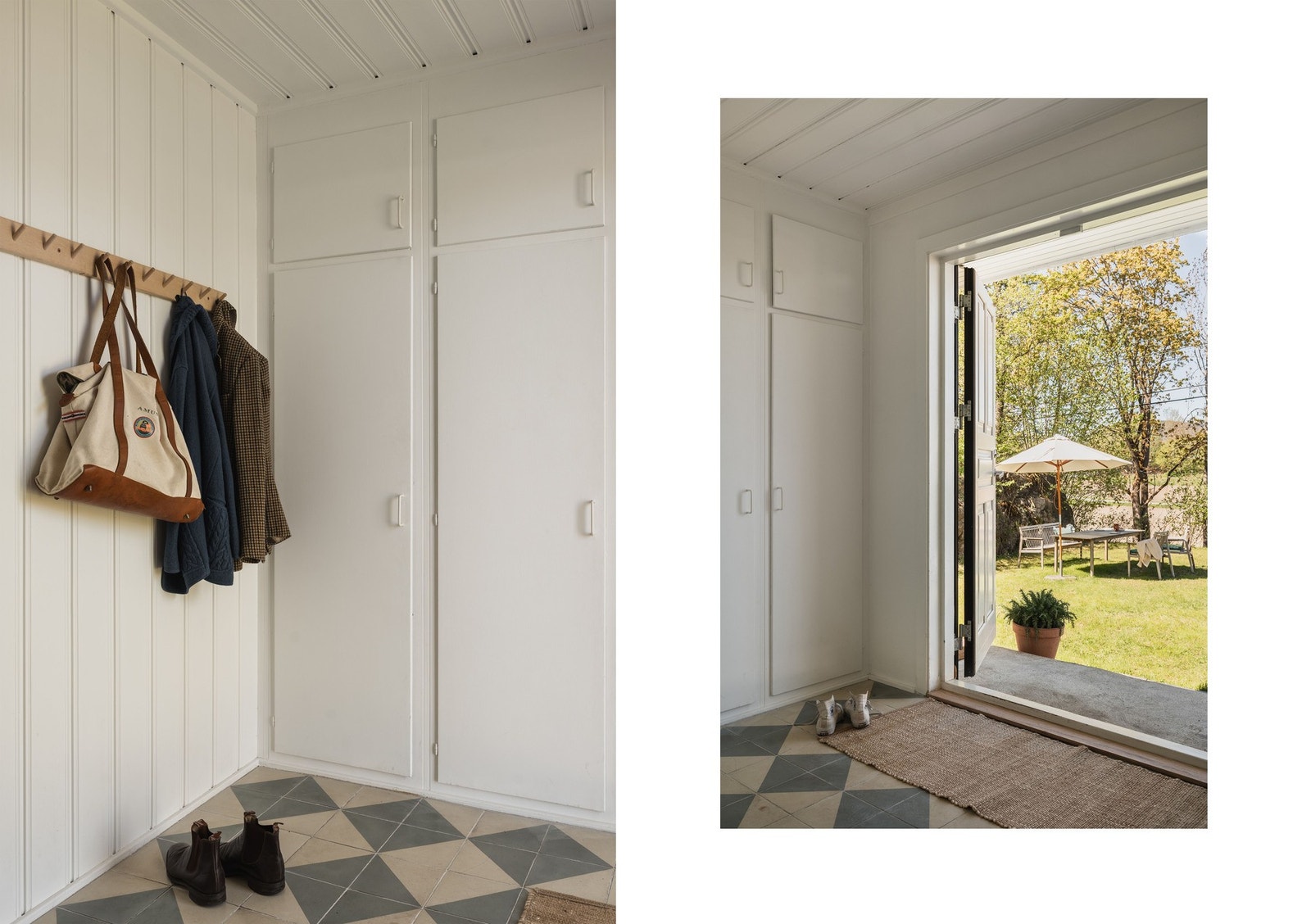 Fliser fra Historiske fliser, håndlaget og produsert på samme måte som på 1800-tallet. Galleribilde