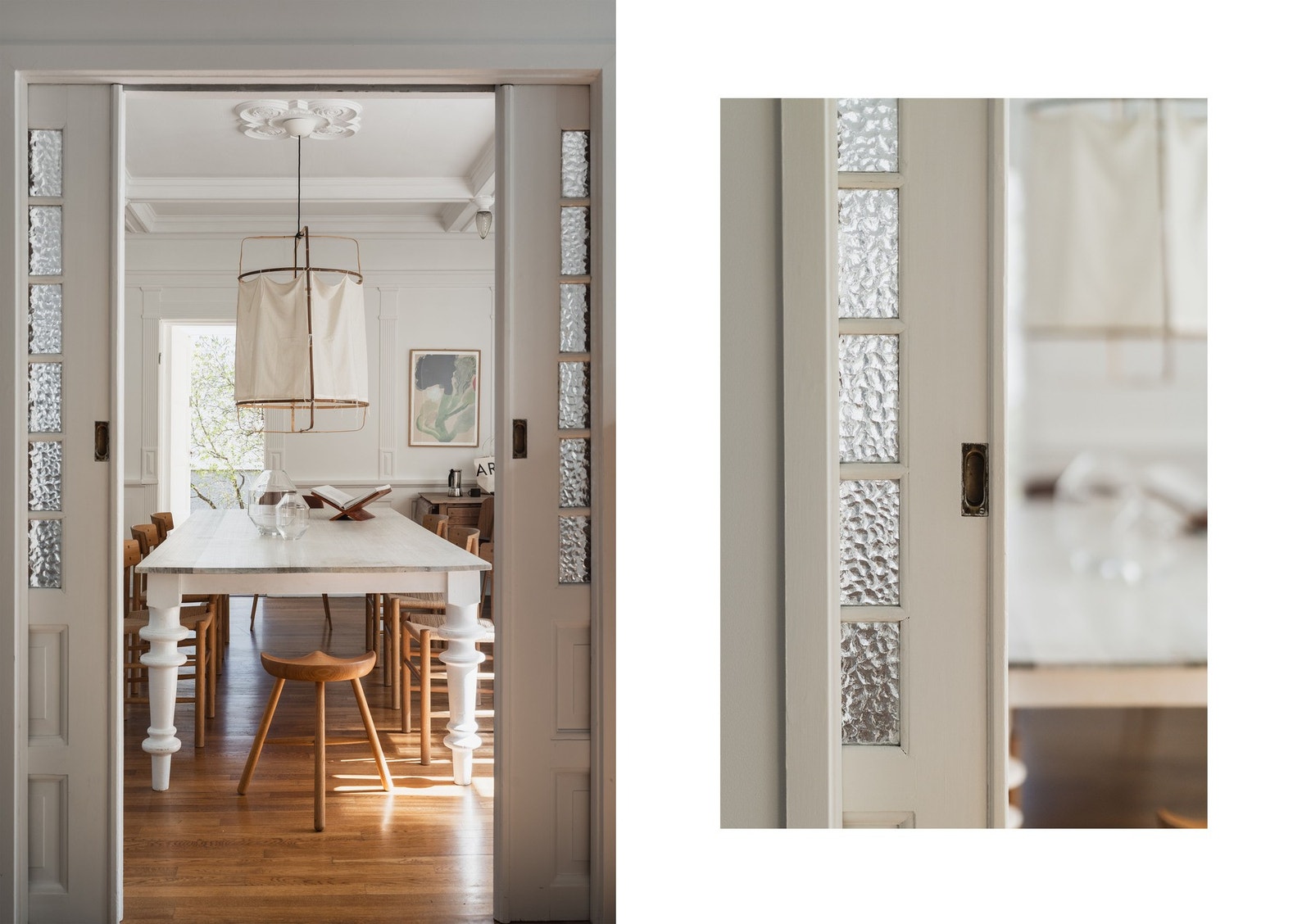 Huset oppleves luftig og harmonisk, med store vindusflater, generøs takhøyde og vakre lysinnslipp som fremhever de originale kvalitetene. Galleribilde