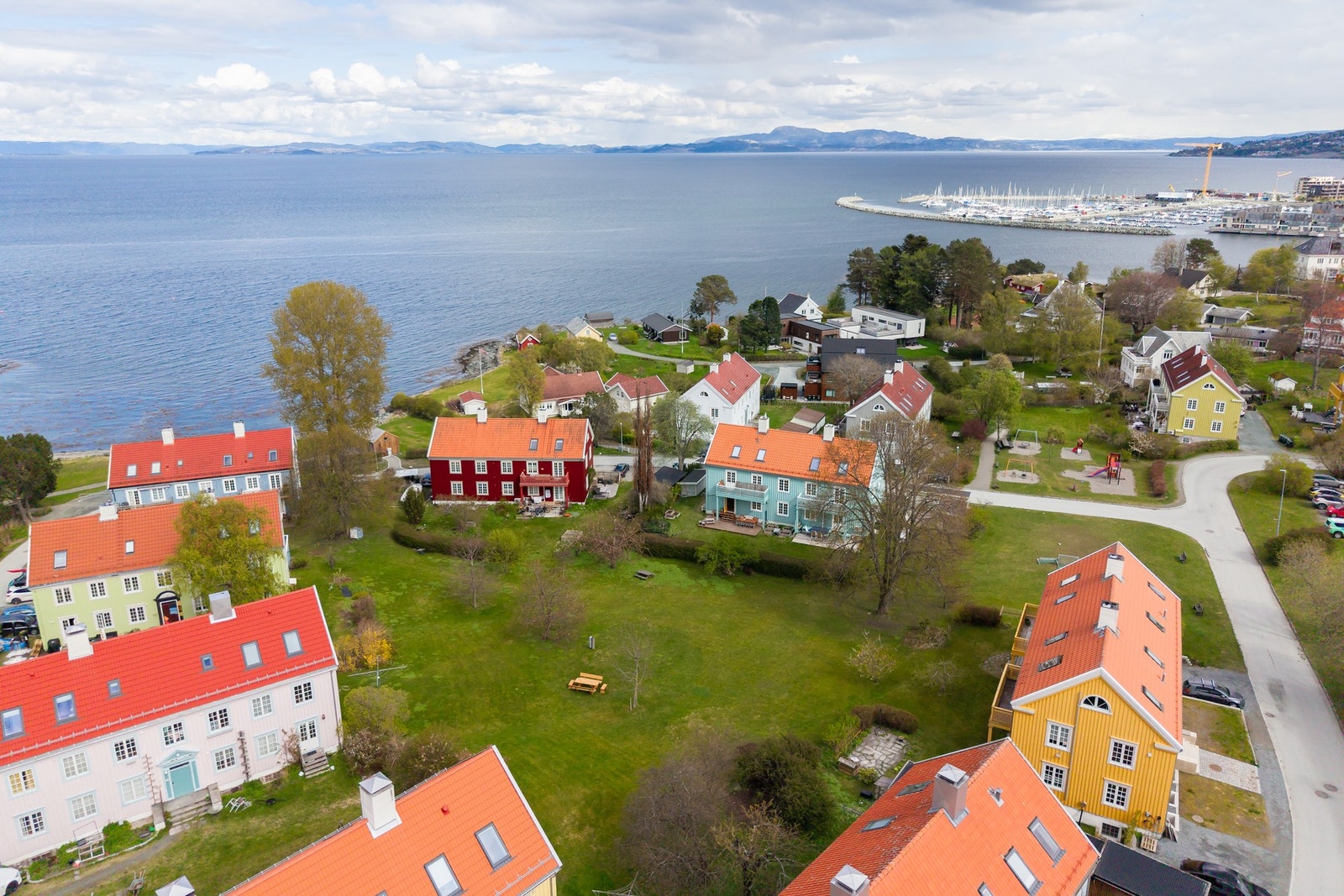 Området kan best karakteriseres som svært barnevennlig i et område uten særlig biltrafikk Galleribilde