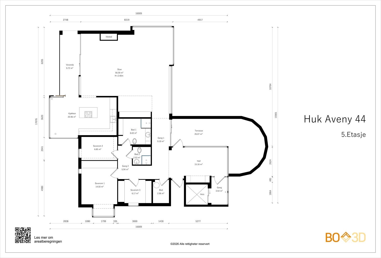 Plantegning Galleribilde
