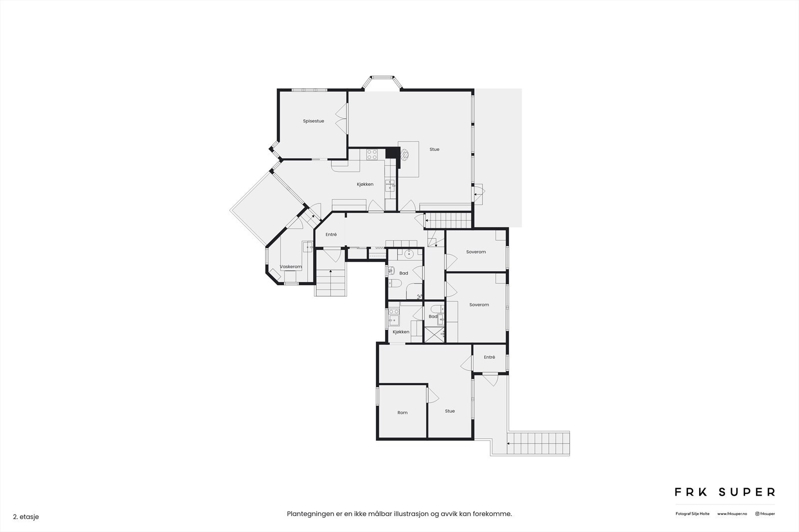 - Plantegning hovedetasje - Galleribilde