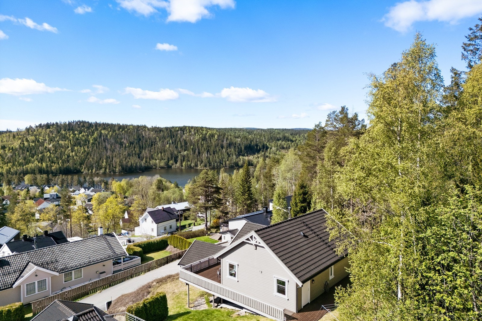 Fra eiendommen er det kort gangavstand til Stordammen, med badeplasser og fine turveier. Galleribilde
