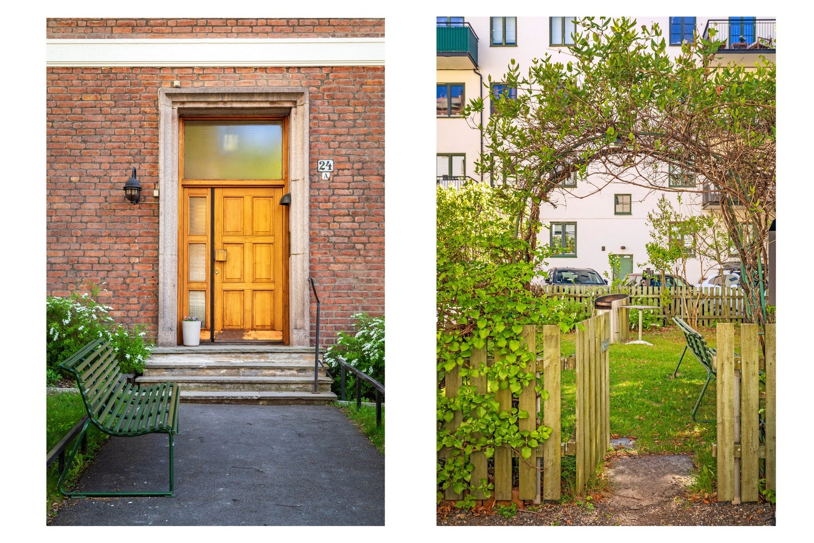 Innbydende inngangsparti. Galleribilde