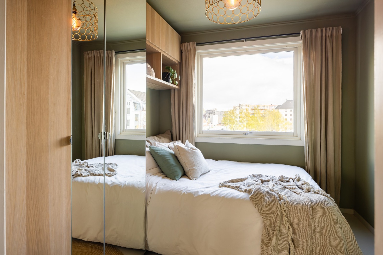 God plass til dobbeltseng. Galleribilde