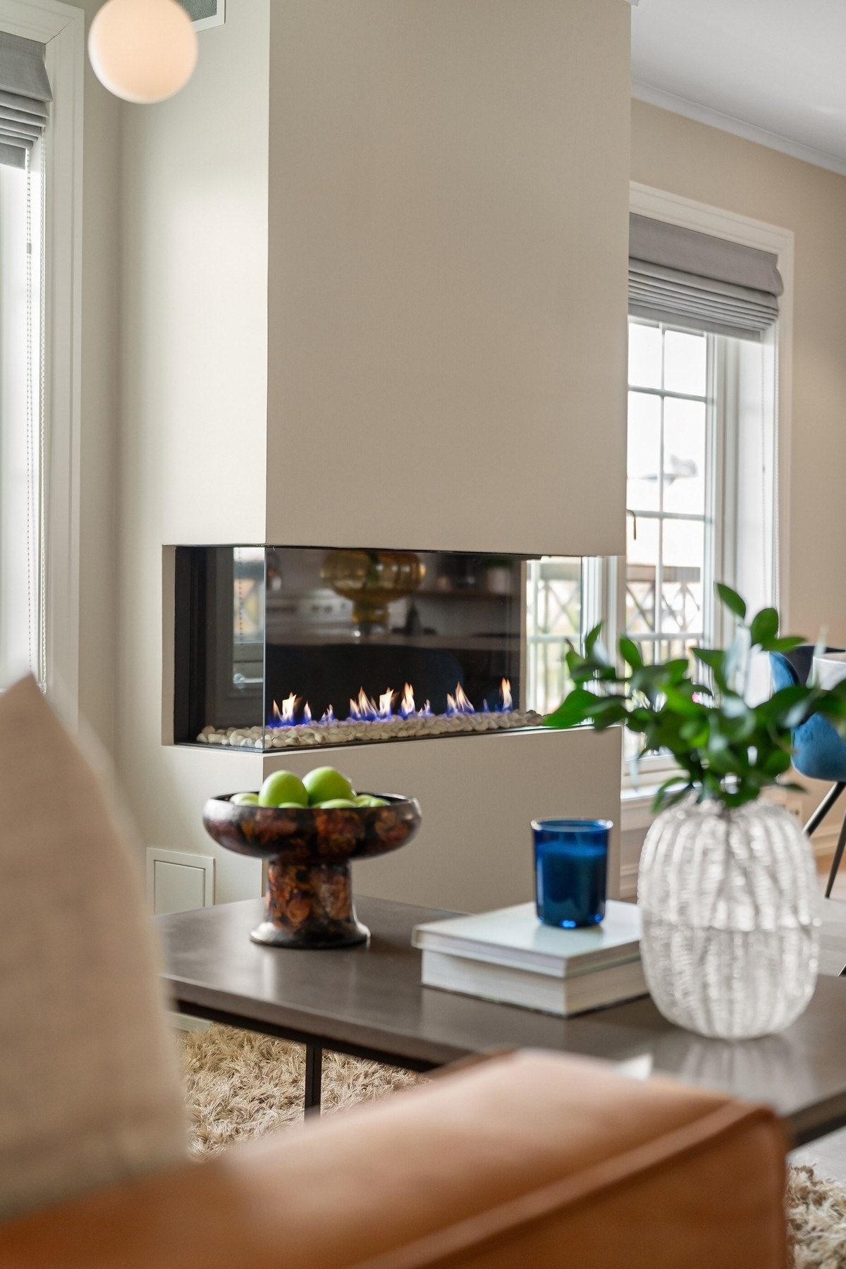 Gasspeisen skaper et lunt og elegant blikkfang i rommet. Galleribilde