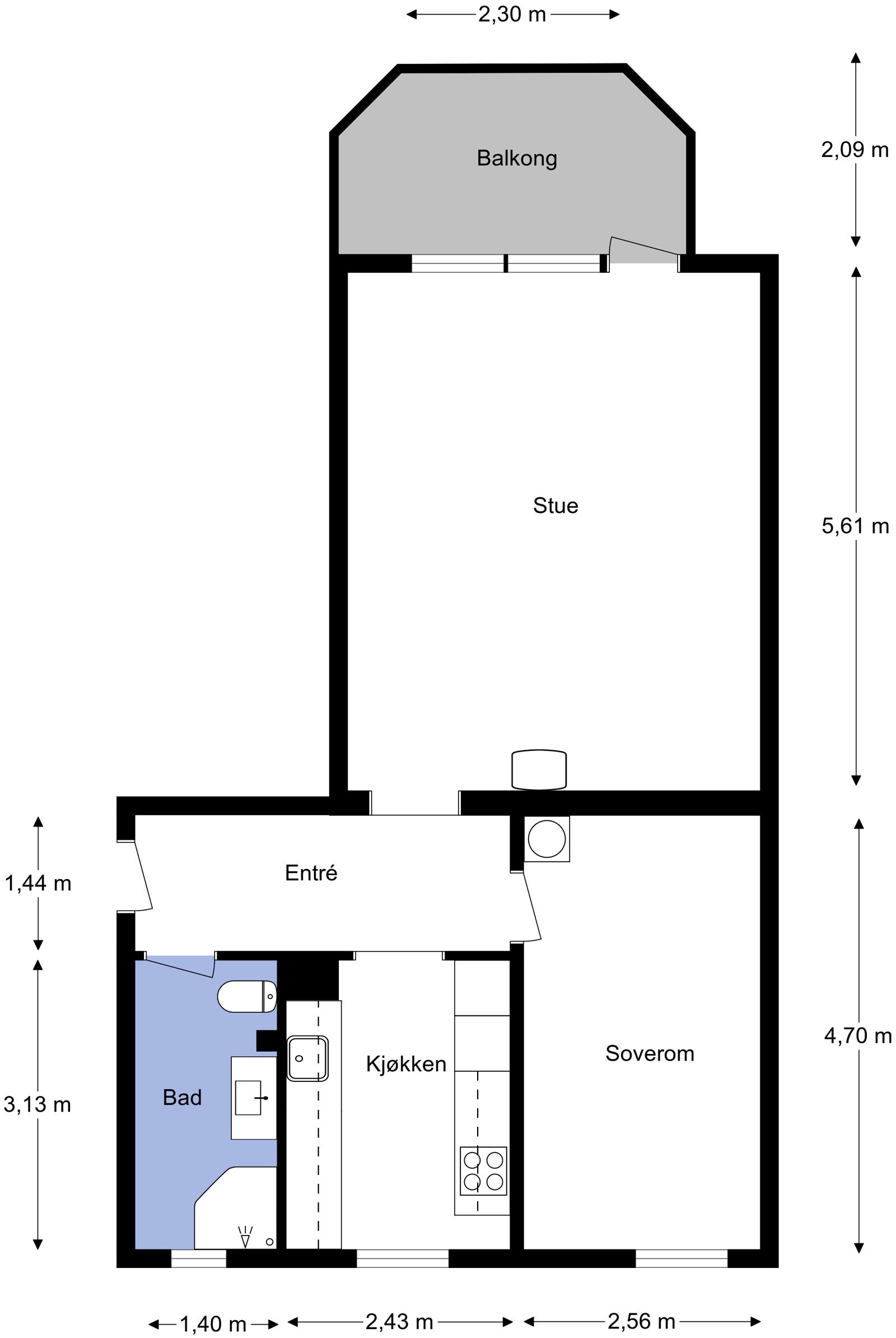 Plantegning Galleribilde