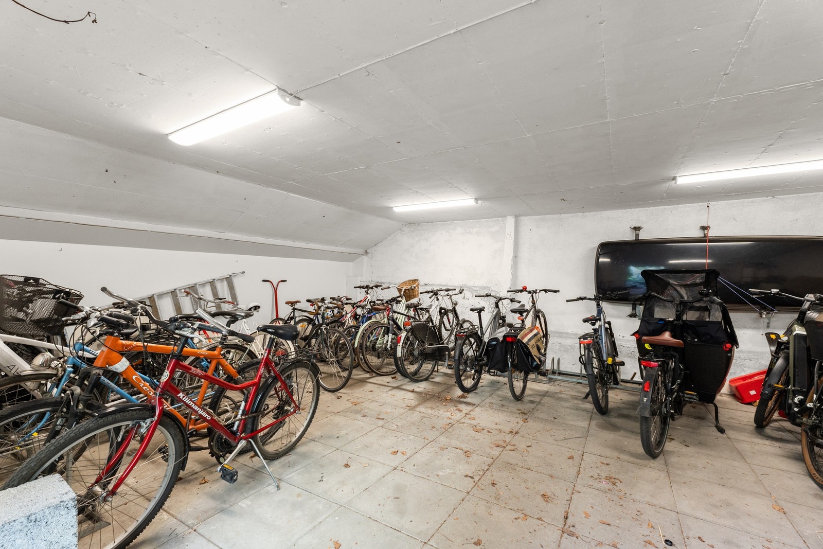 I sameiet har du også felles sykkelparkering Galleribilde