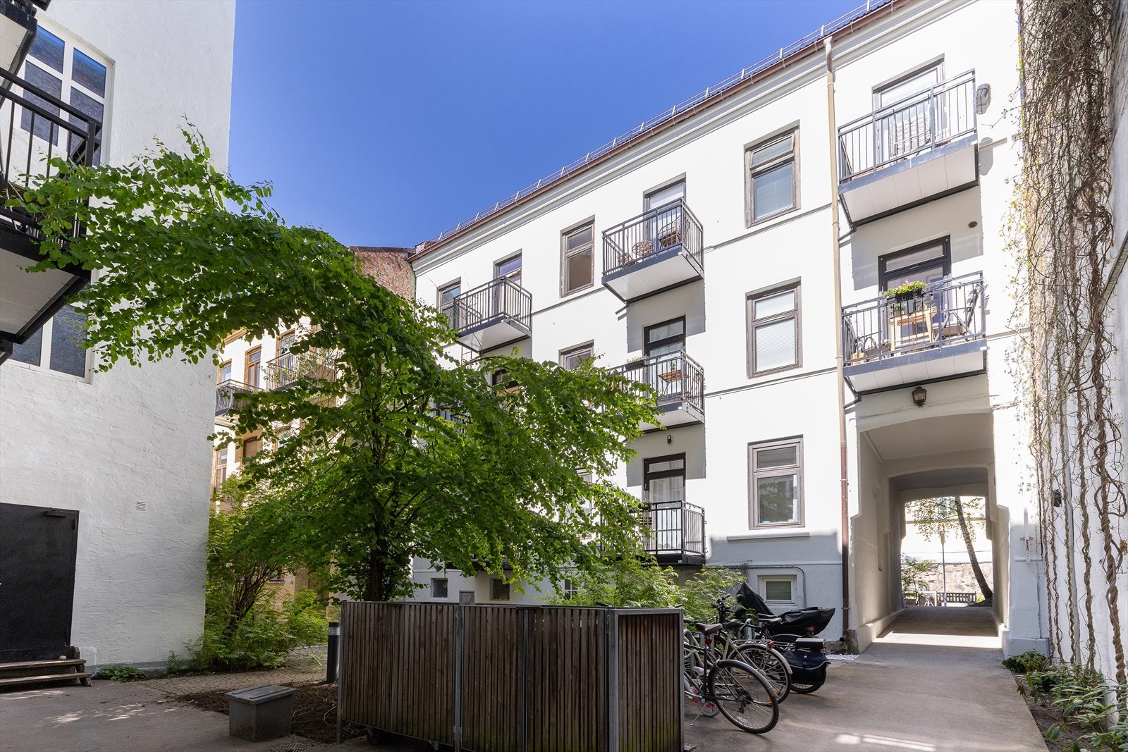 Hyggelig bakgård! Galleribilde