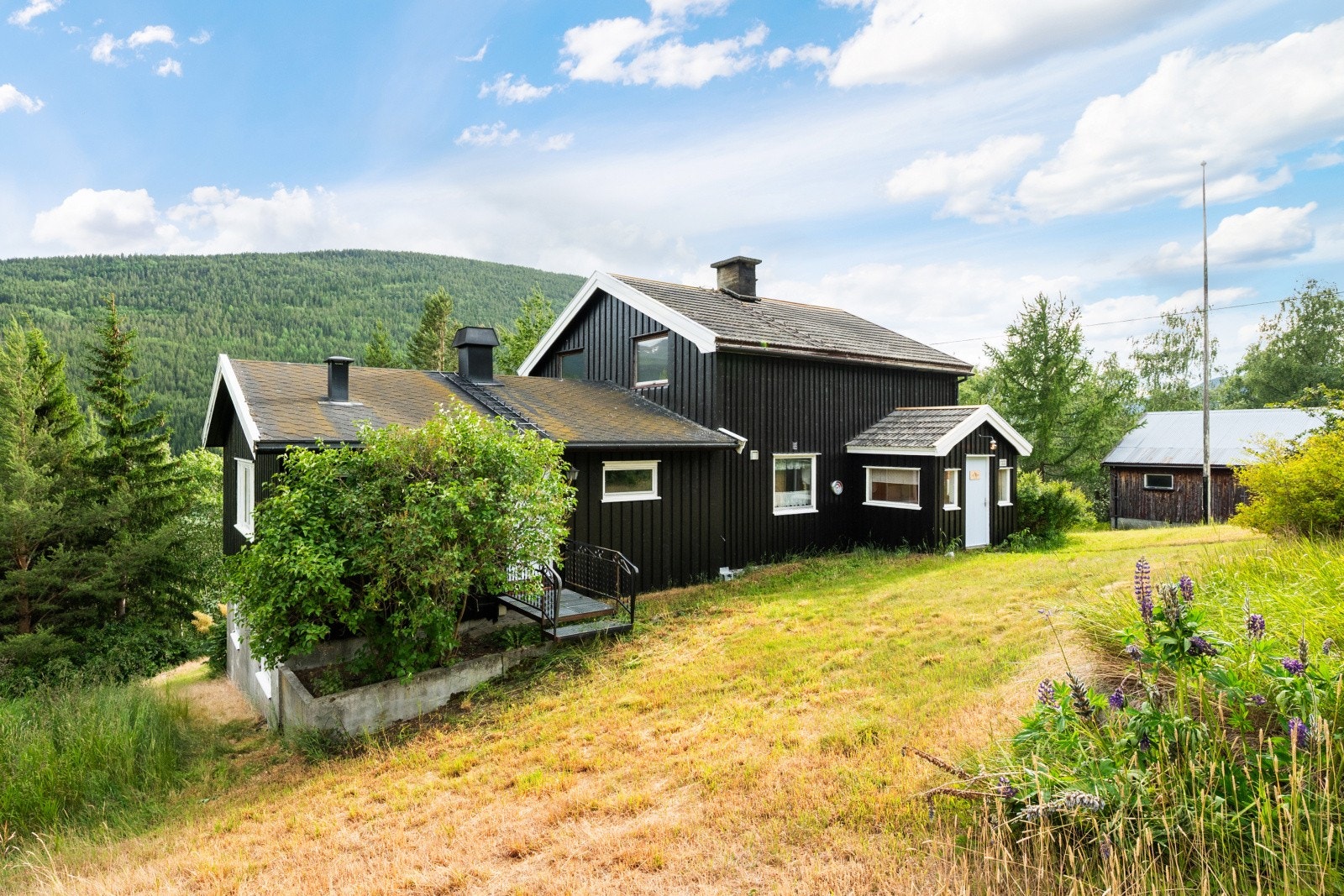 Lom er kjent som en nasjonalparklandsby og porten til Jotunheimen. Galleribilde