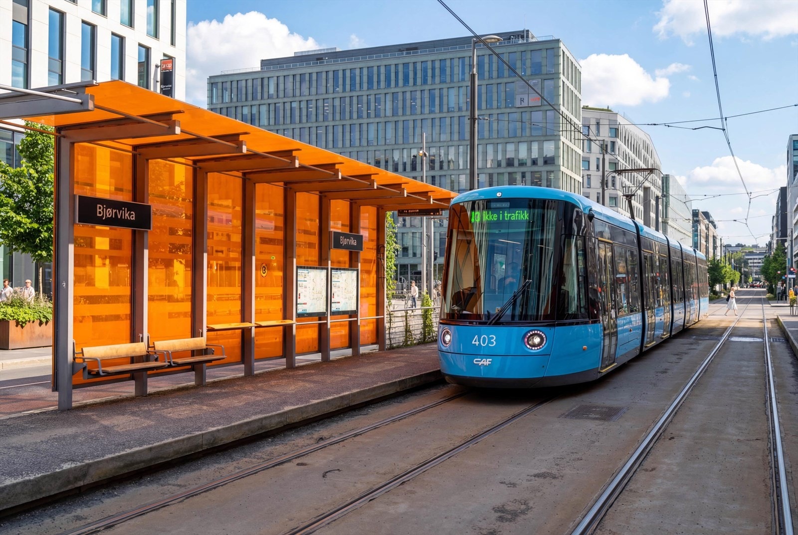 I nærområdet ligger Bjørvika med et bredt utvalg av restauranter, kaféer og andre servicetilbud. Galleribilde