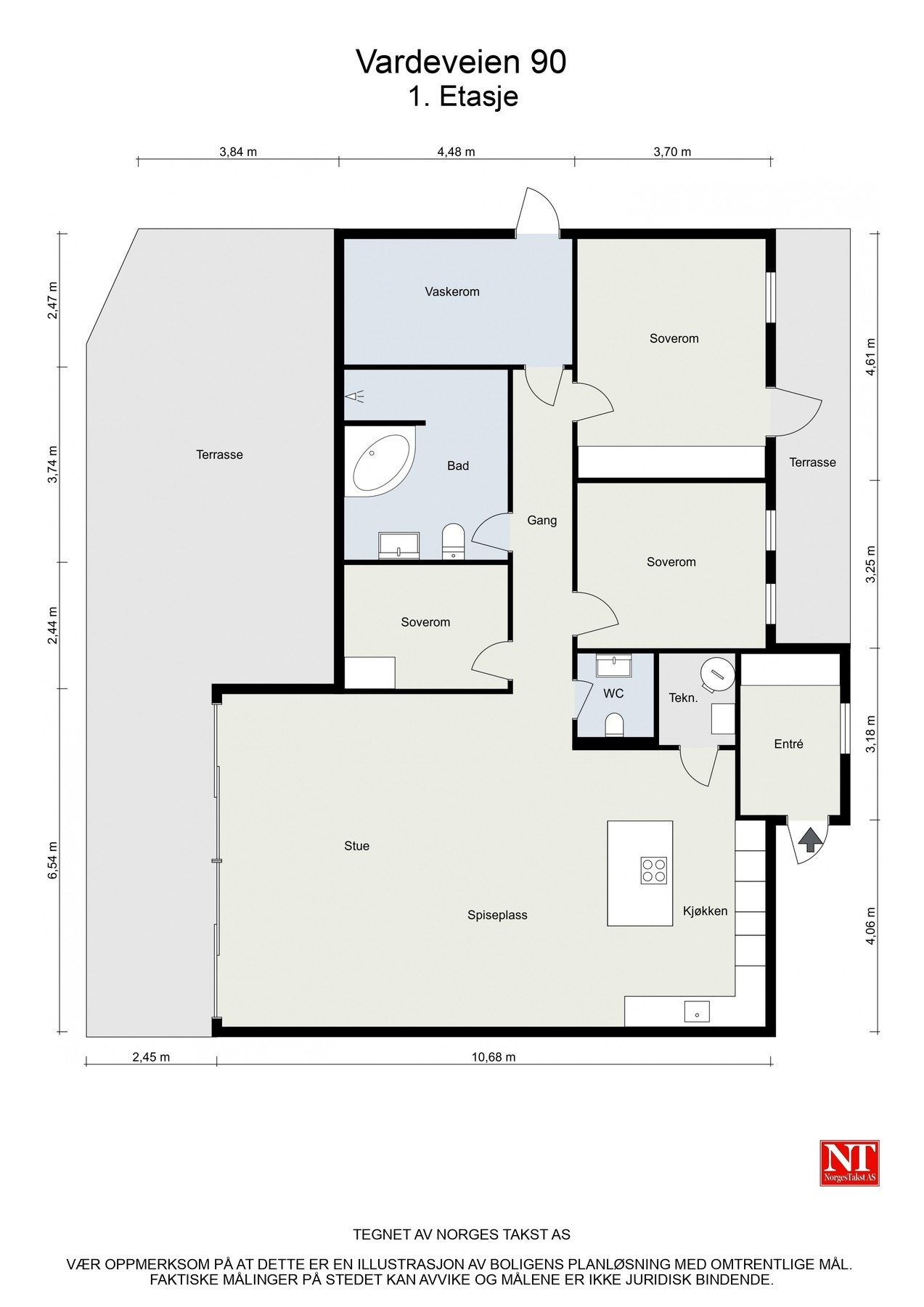 Plantegning Galleribilde