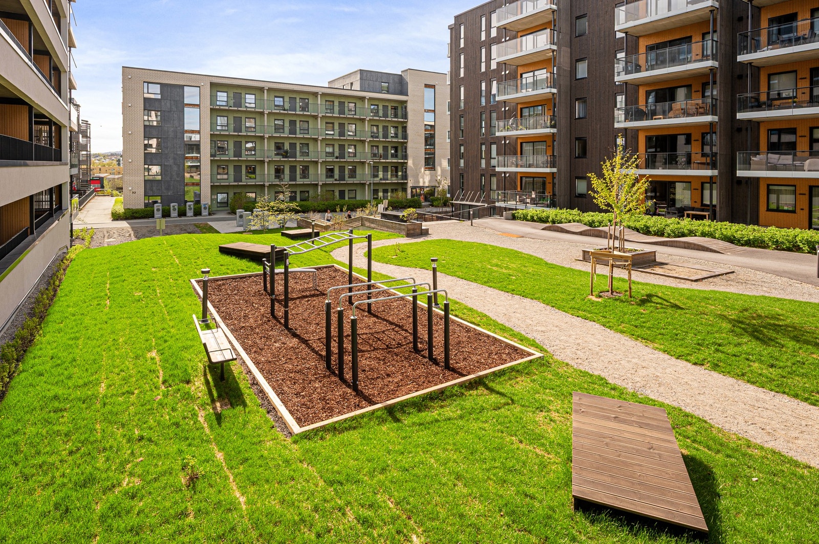 Pent opparbeidede fellsaraler. Galleribilde