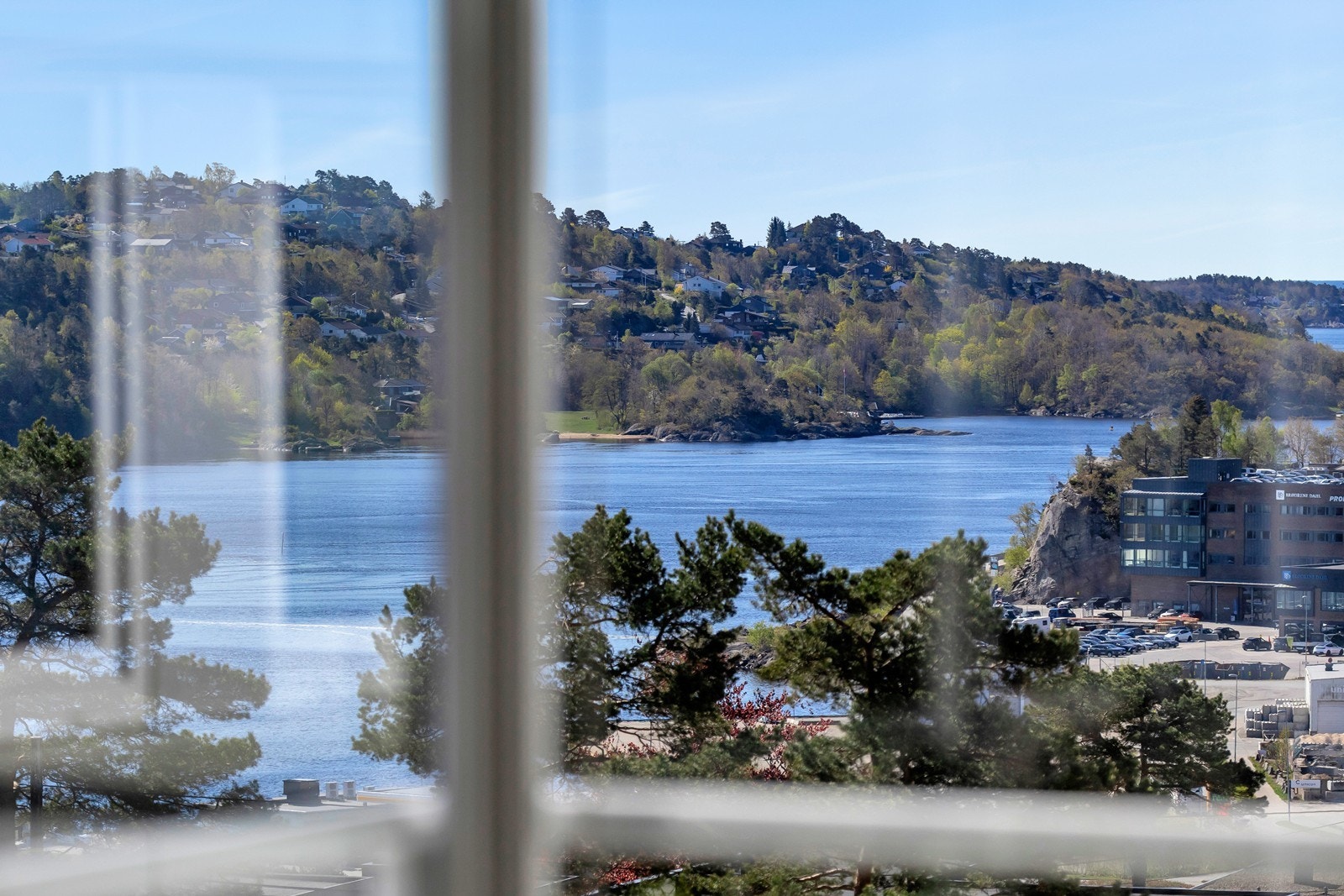 Utsikt fra balkong. Galleribilde
