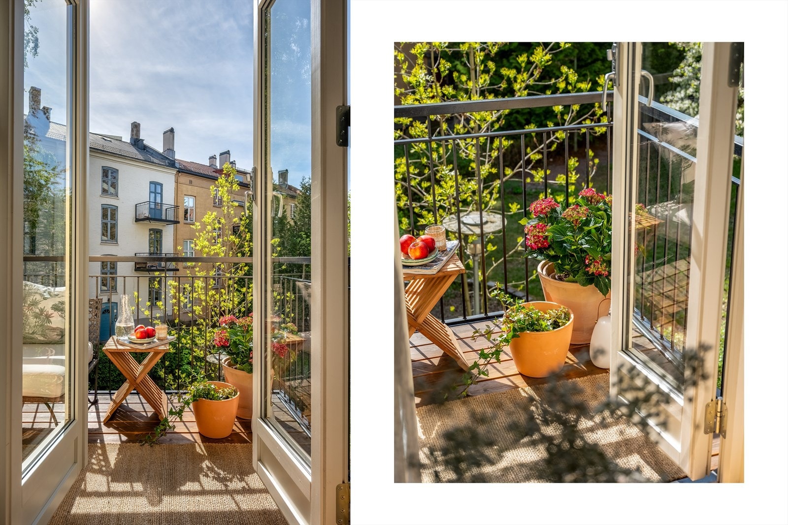 Dette blir garantert ditt favorittsted på fine sommerdager - frokost, lunsj og middag kan nytes i sola! Selger opplyser om solforhold fra morgen til ca. 16:30 om sommeren. Galleribilde