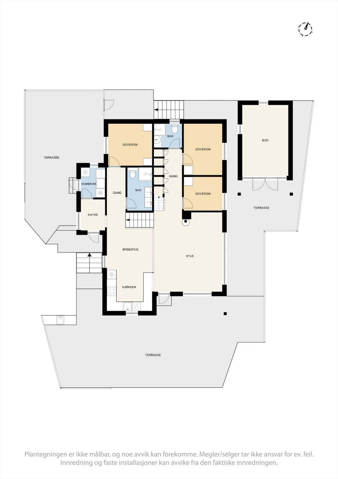 Plantegning Galleribilde