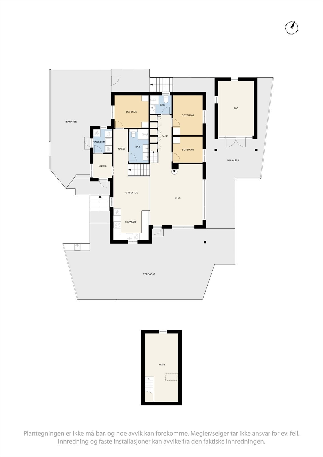 Plantegning Galleribilde