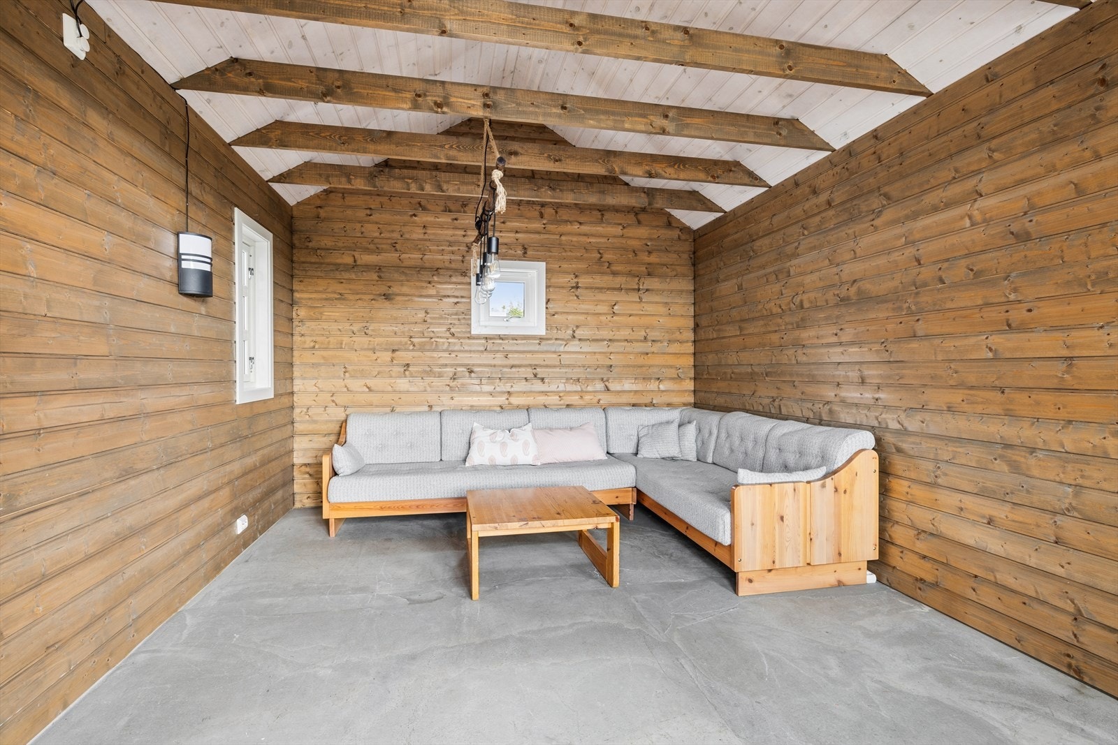 Denne kan også brukes som en utestue på sommeren. Galleribilde
