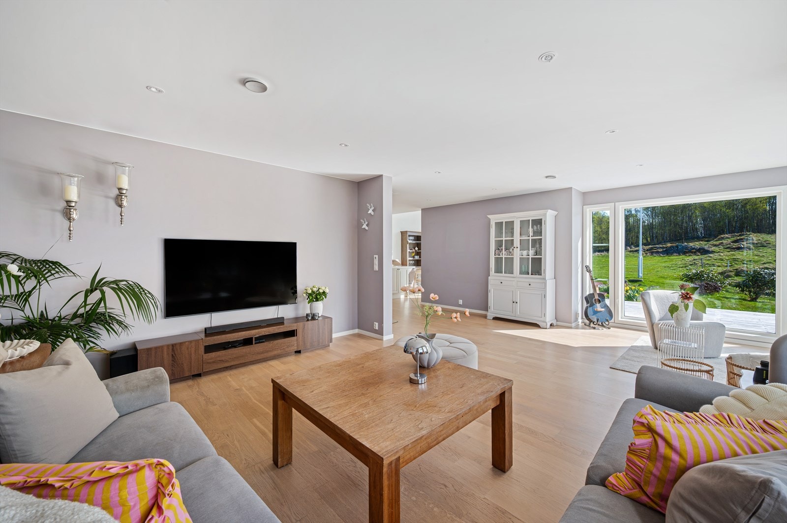Rommet har et areal på 66 m². Galleribilde