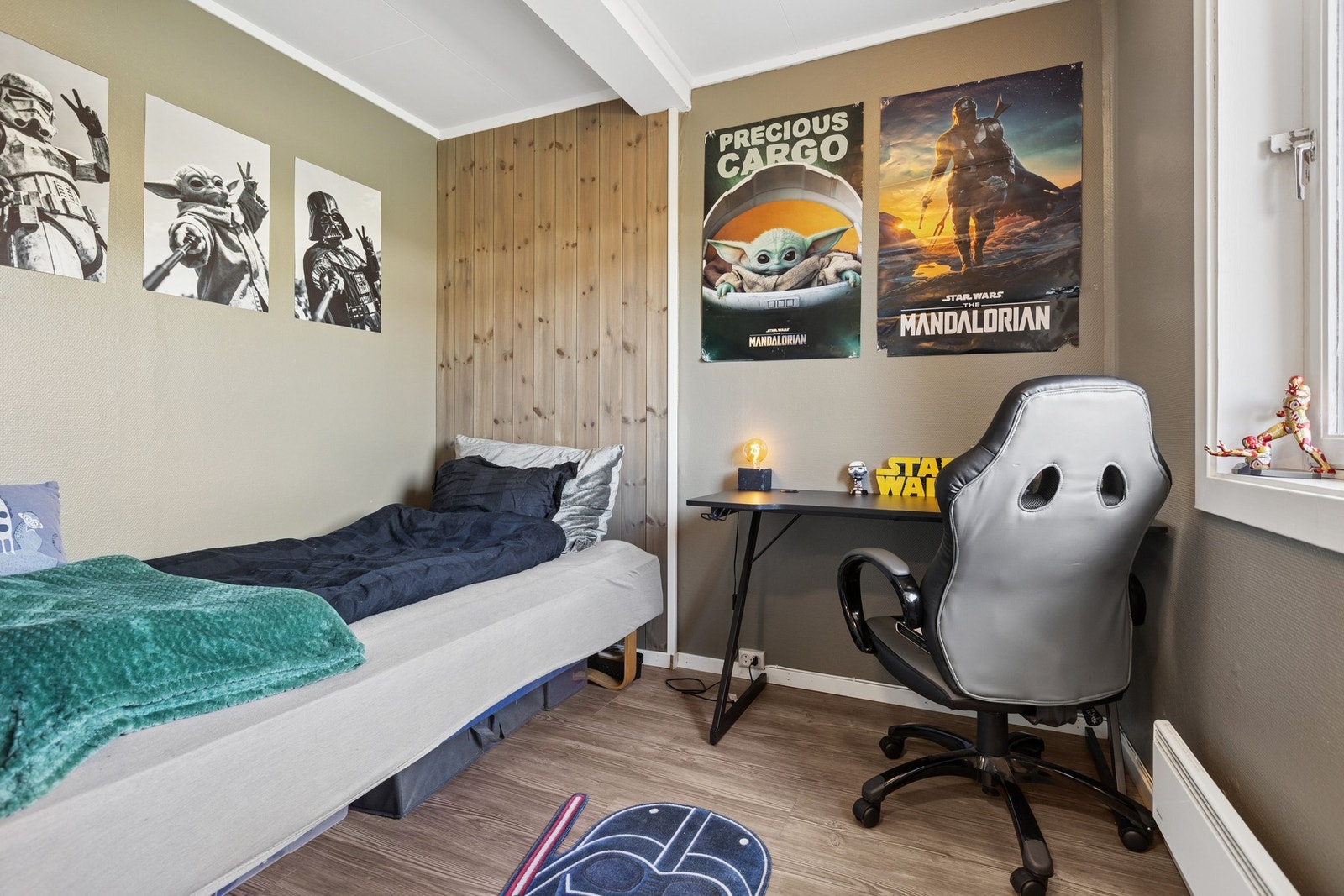 Et av soverommene, ideelt som barnerom, gjesterom eller kontor. Galleribilde