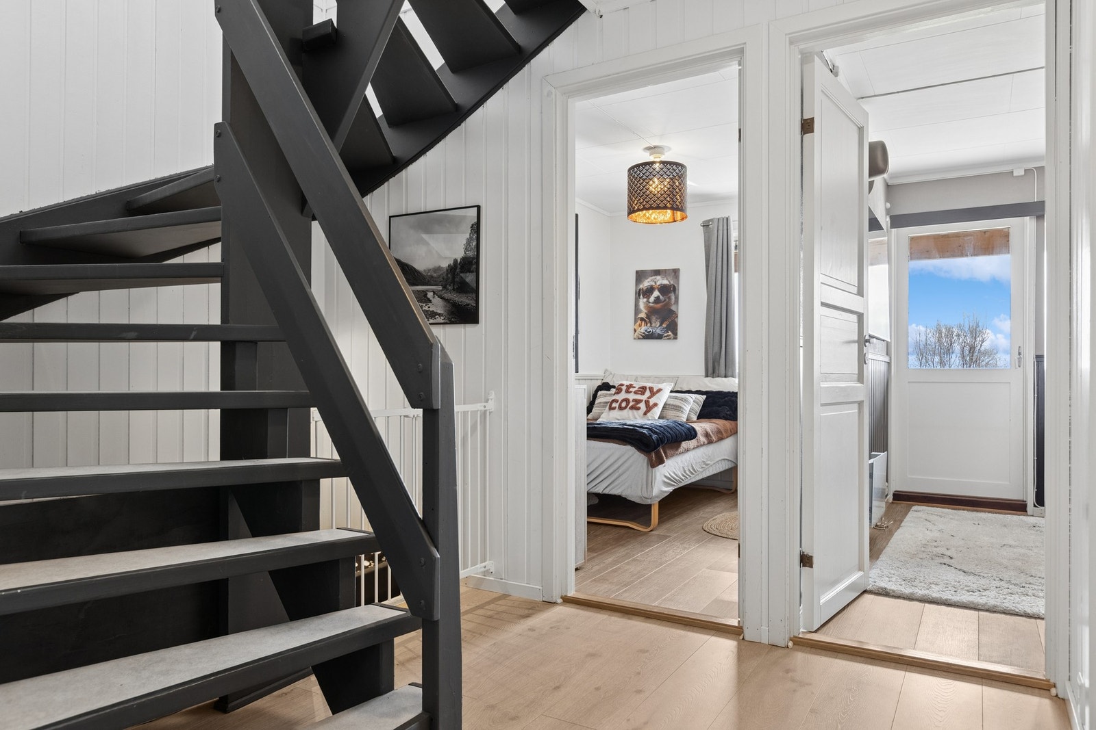 Trapperommet som forbinder de to etasjene. Galleribilde