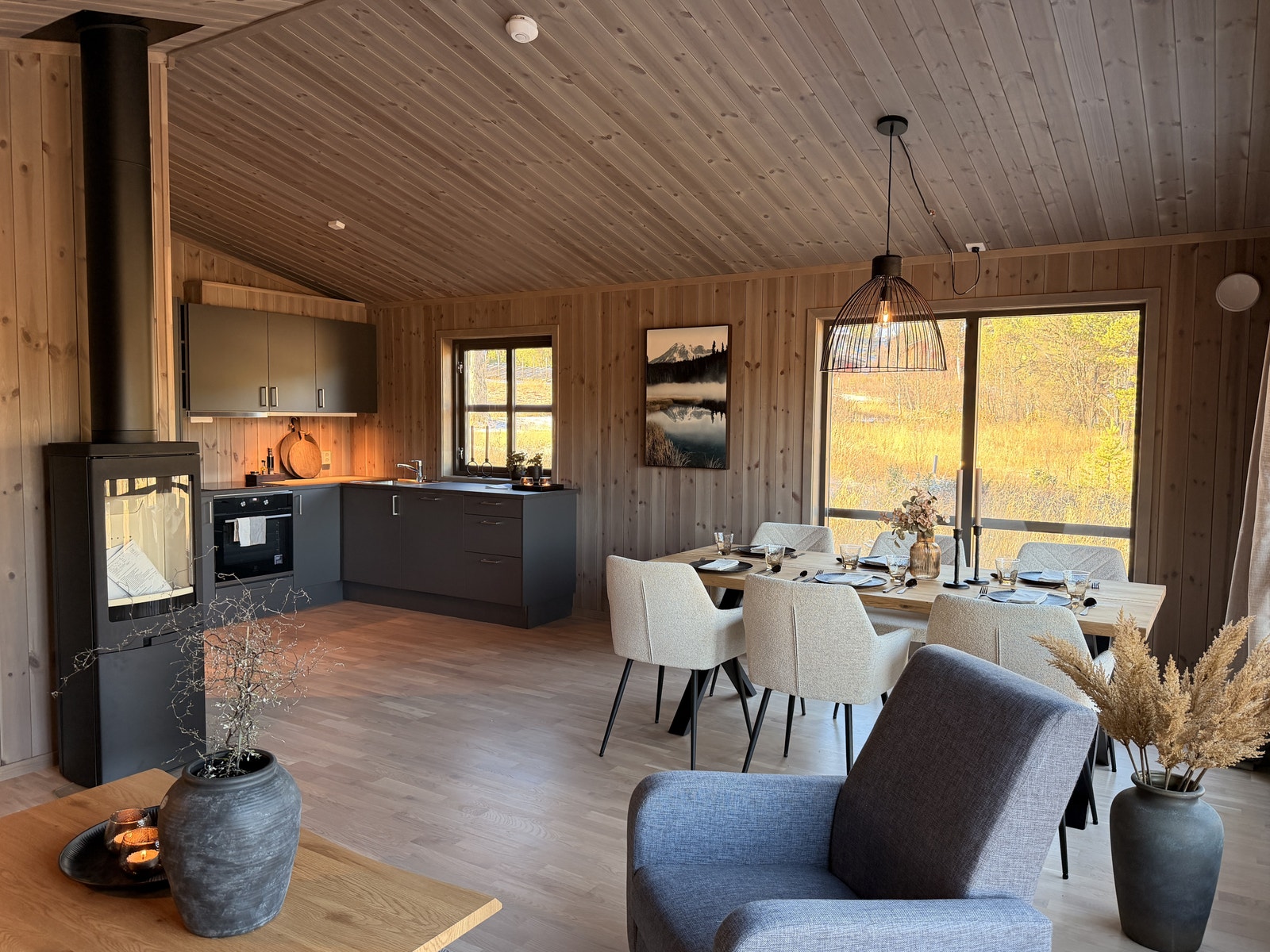 Bilde fra vår visningshytte av modellen Rondane 72 Galleribilde