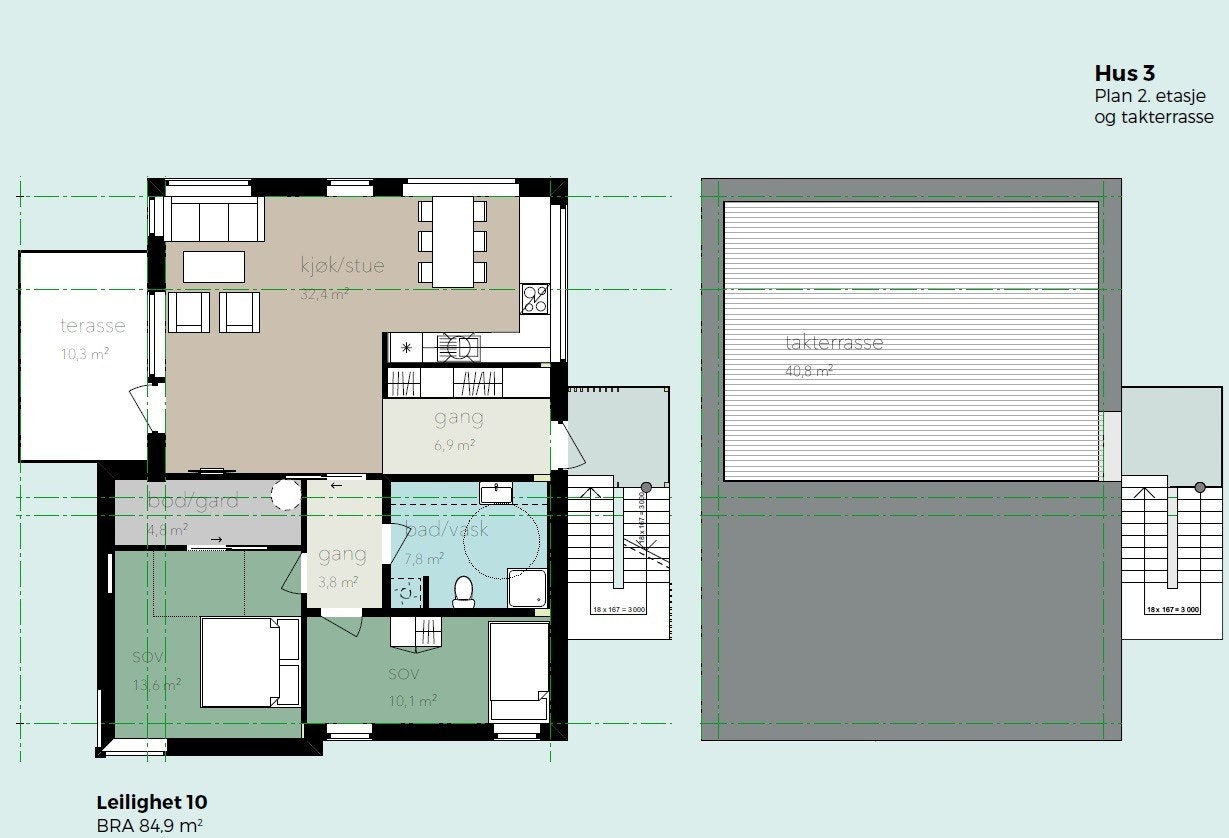 Plantegning Galleribilde