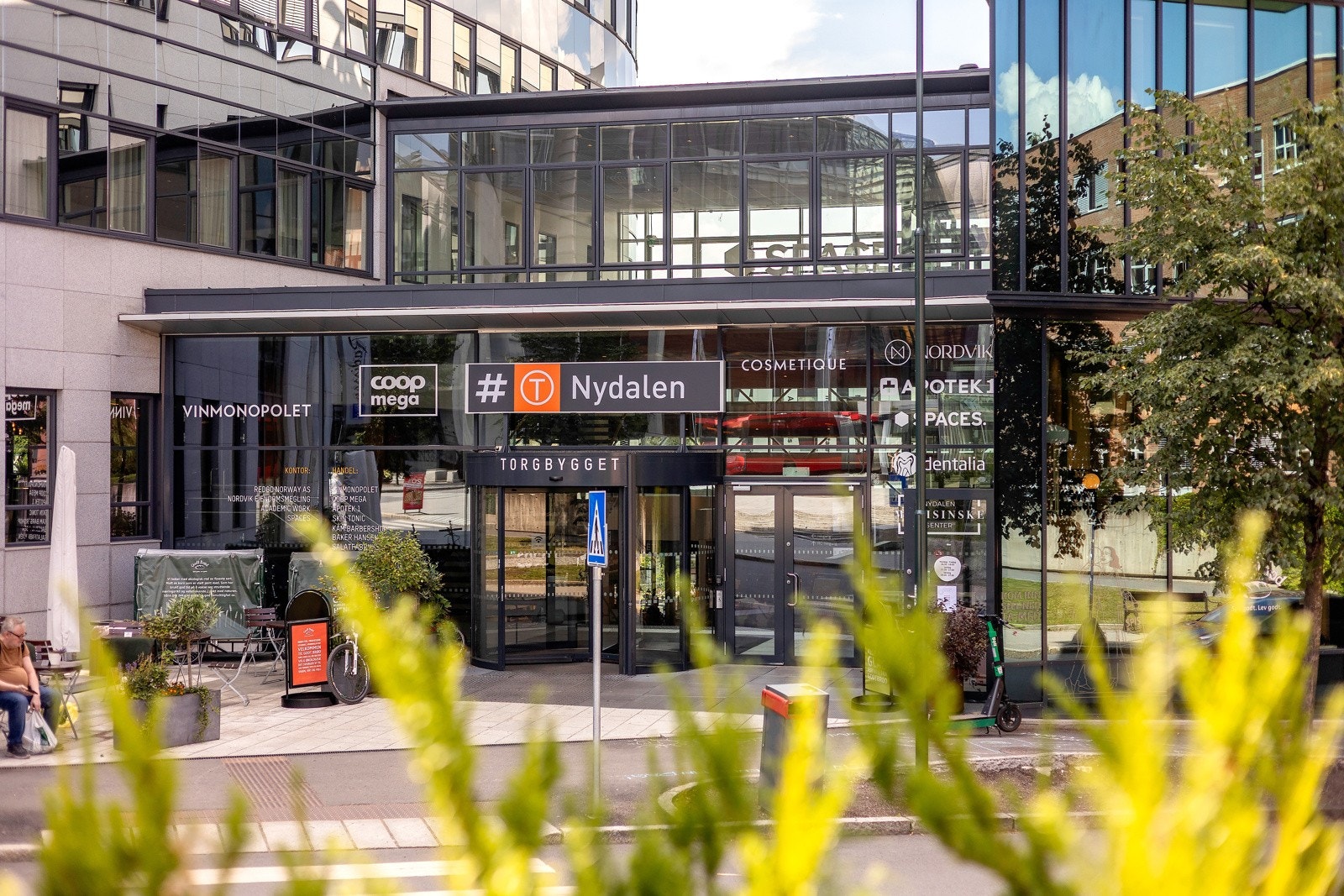 Kort vei til Nydalen T-banestasjon og offentlig transport Galleribilde