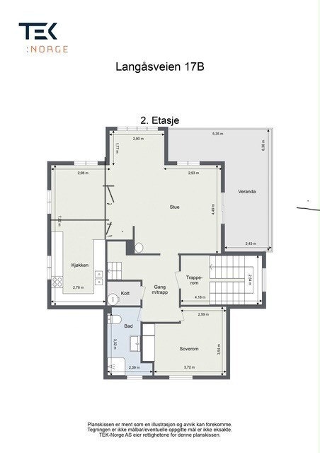 Alternativ Plantegning | 2. etasje Galleribilde