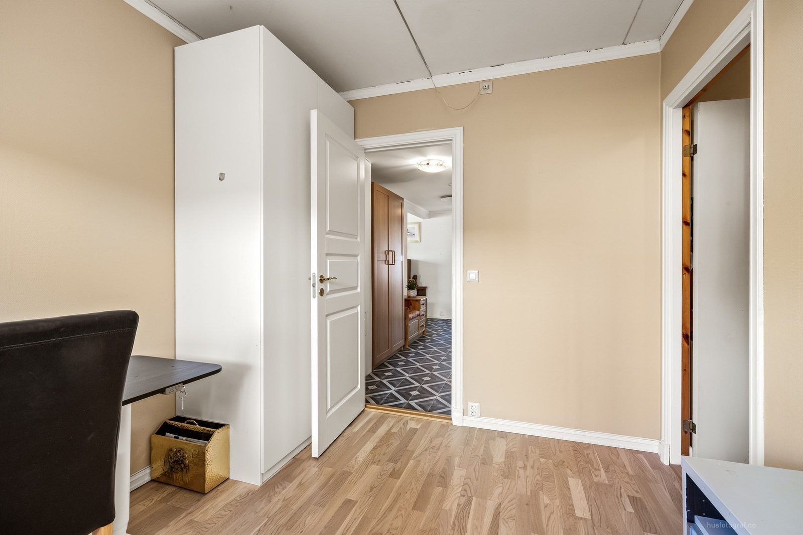 Det minste soverommet har tilgang til en innvendig bod. Galleribilde