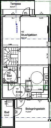Planskisse 1. etasje Galleribilde
