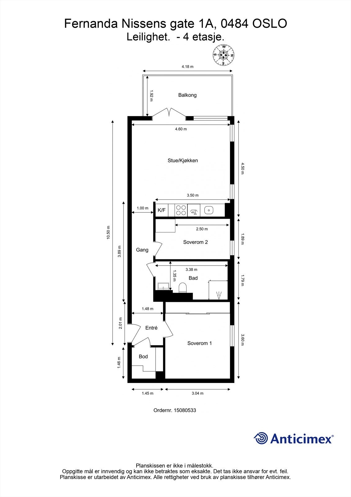 Plantegning Galleribilde