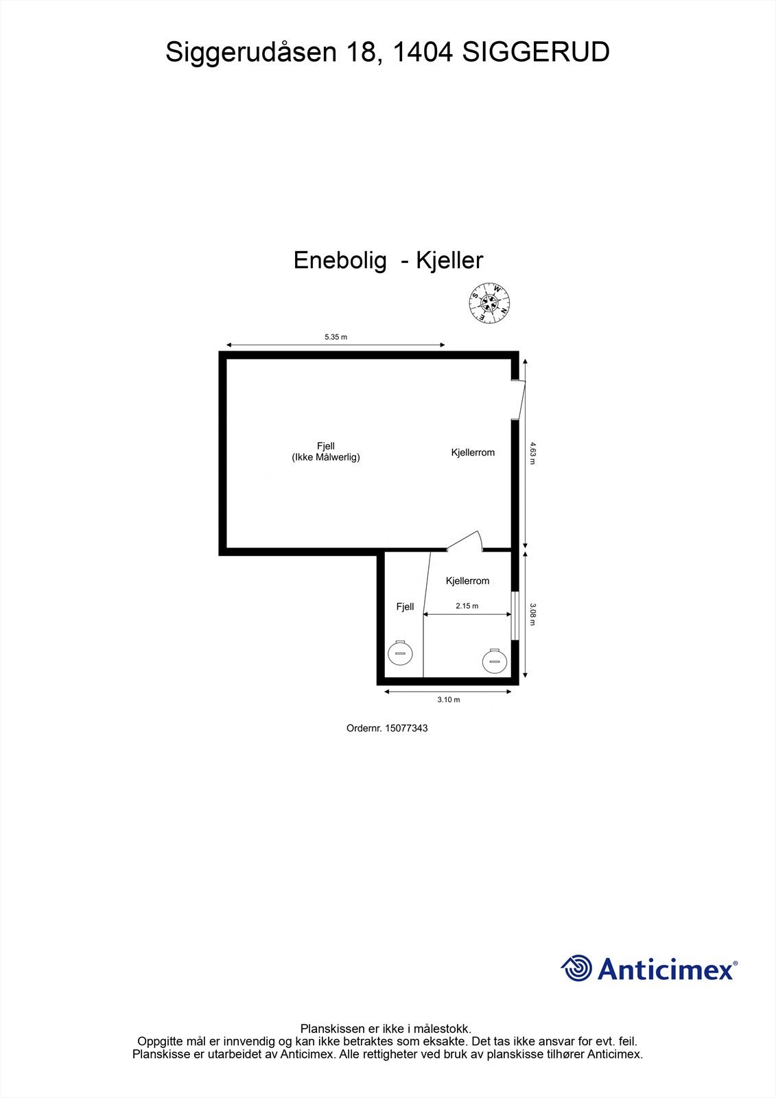 Plantegning Kjeller Galleribilde